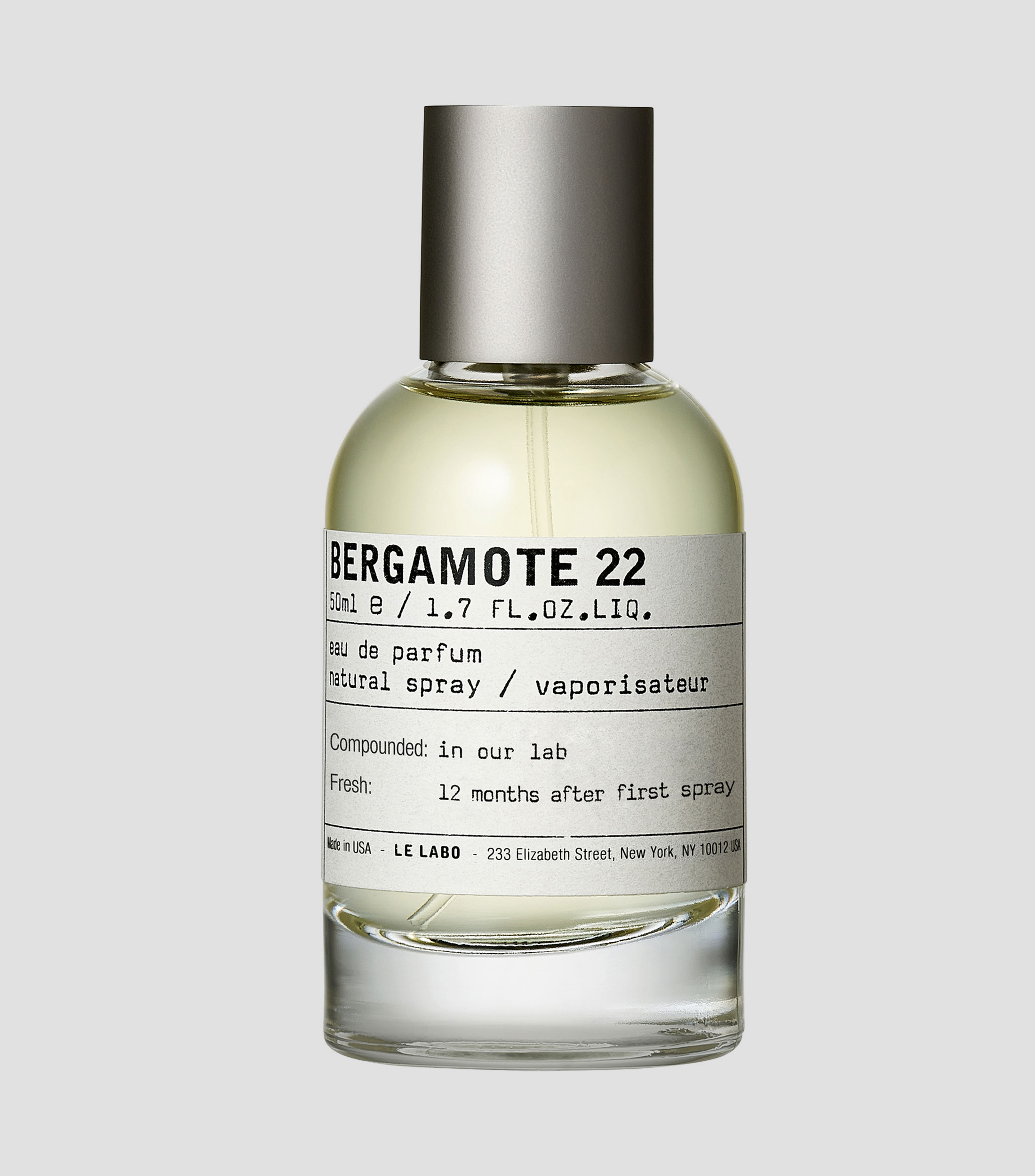 Perfume Bergamote 22 Eau de Parfum, 50 ml Unisex