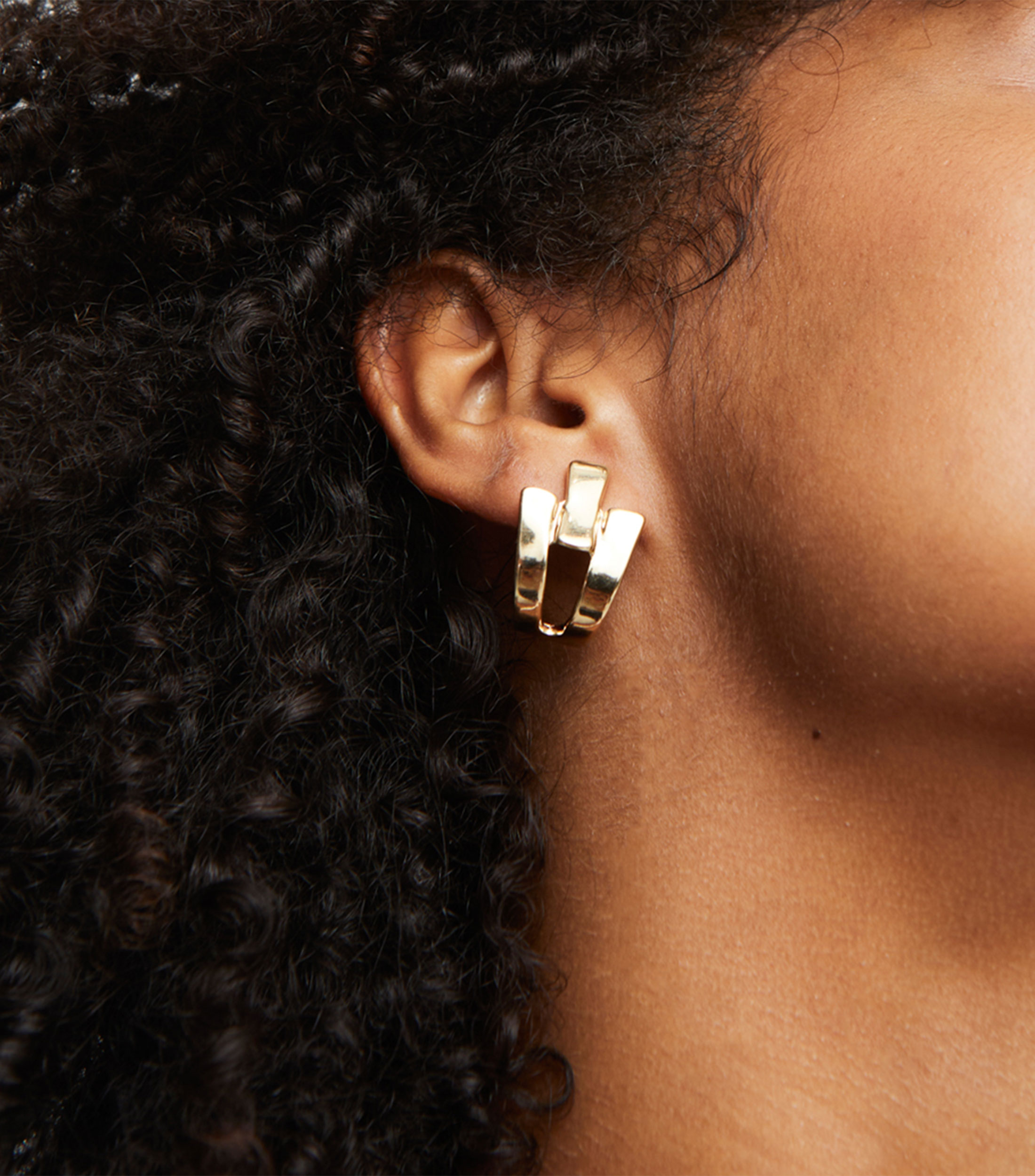 Pendientes doble Mujer