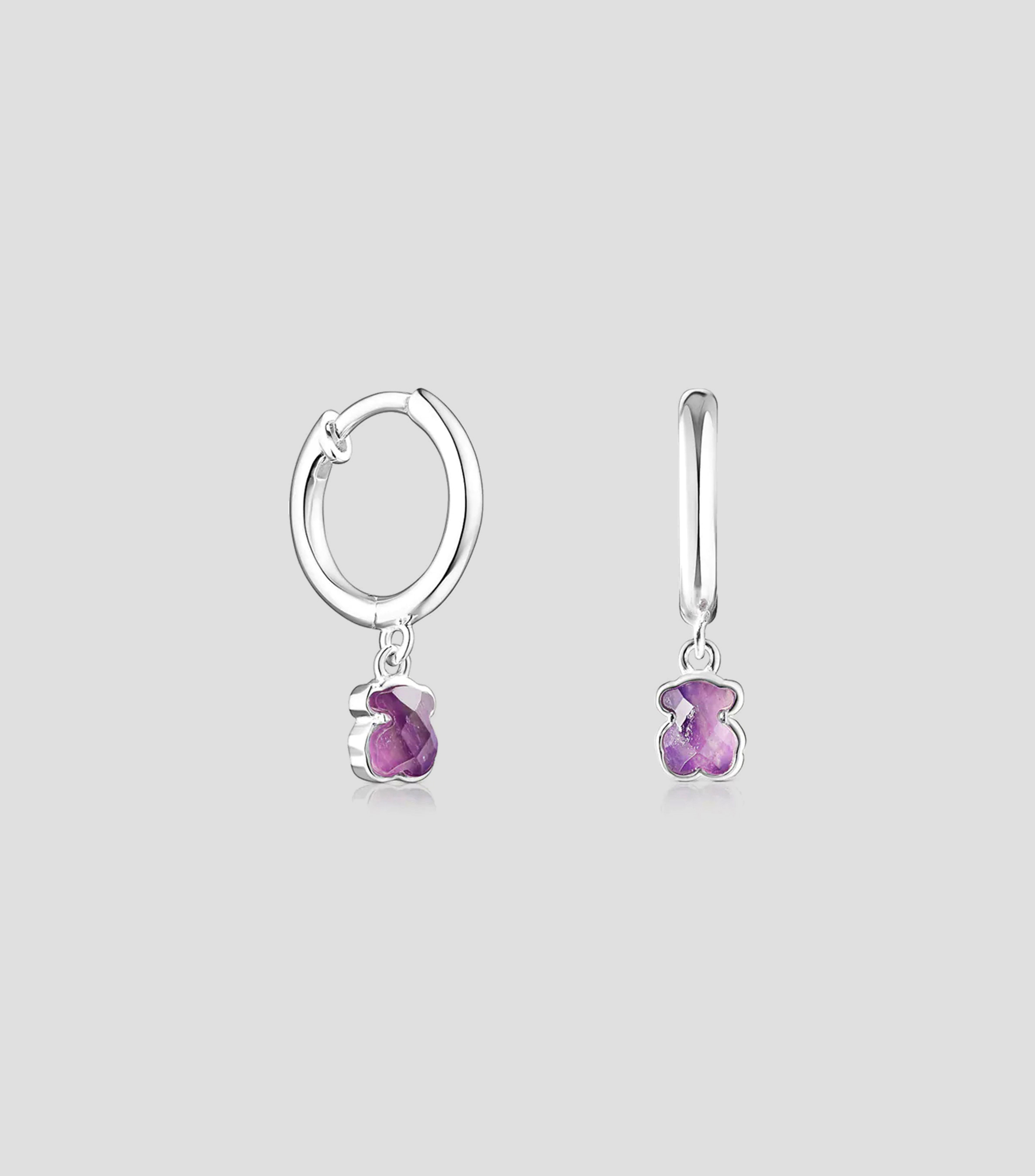 Aretes en plata Cool Color Mujer
