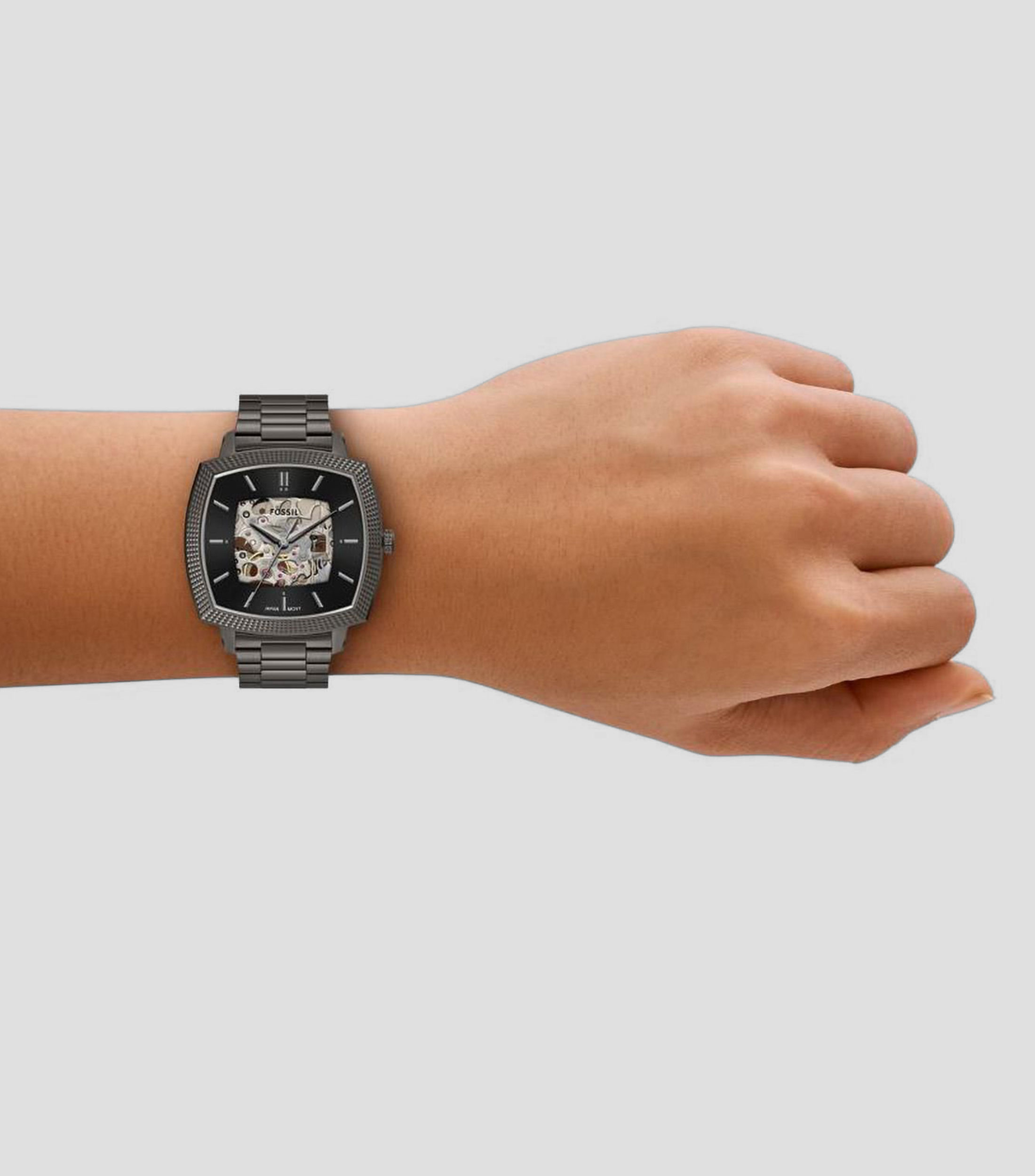 Reloj Unisex Nick Jonas x Fossil Machine Luxe Gris Oscuro