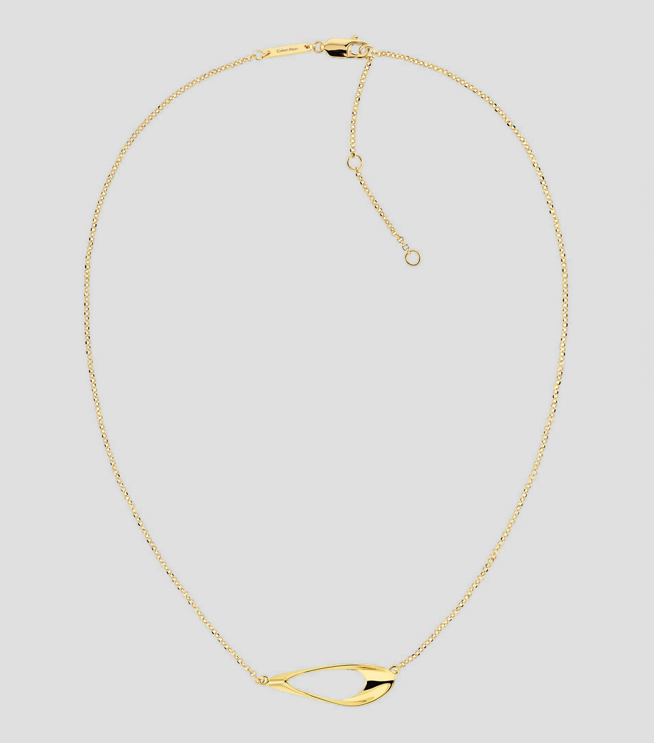 Collar con dije irregular en plata Sculpted Triangle Mujer