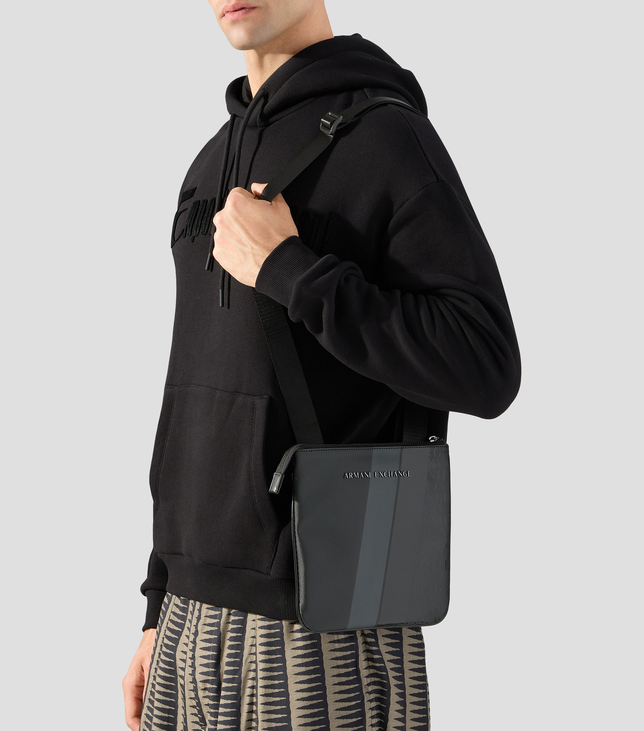 Bolso crossbody negro Hombre
