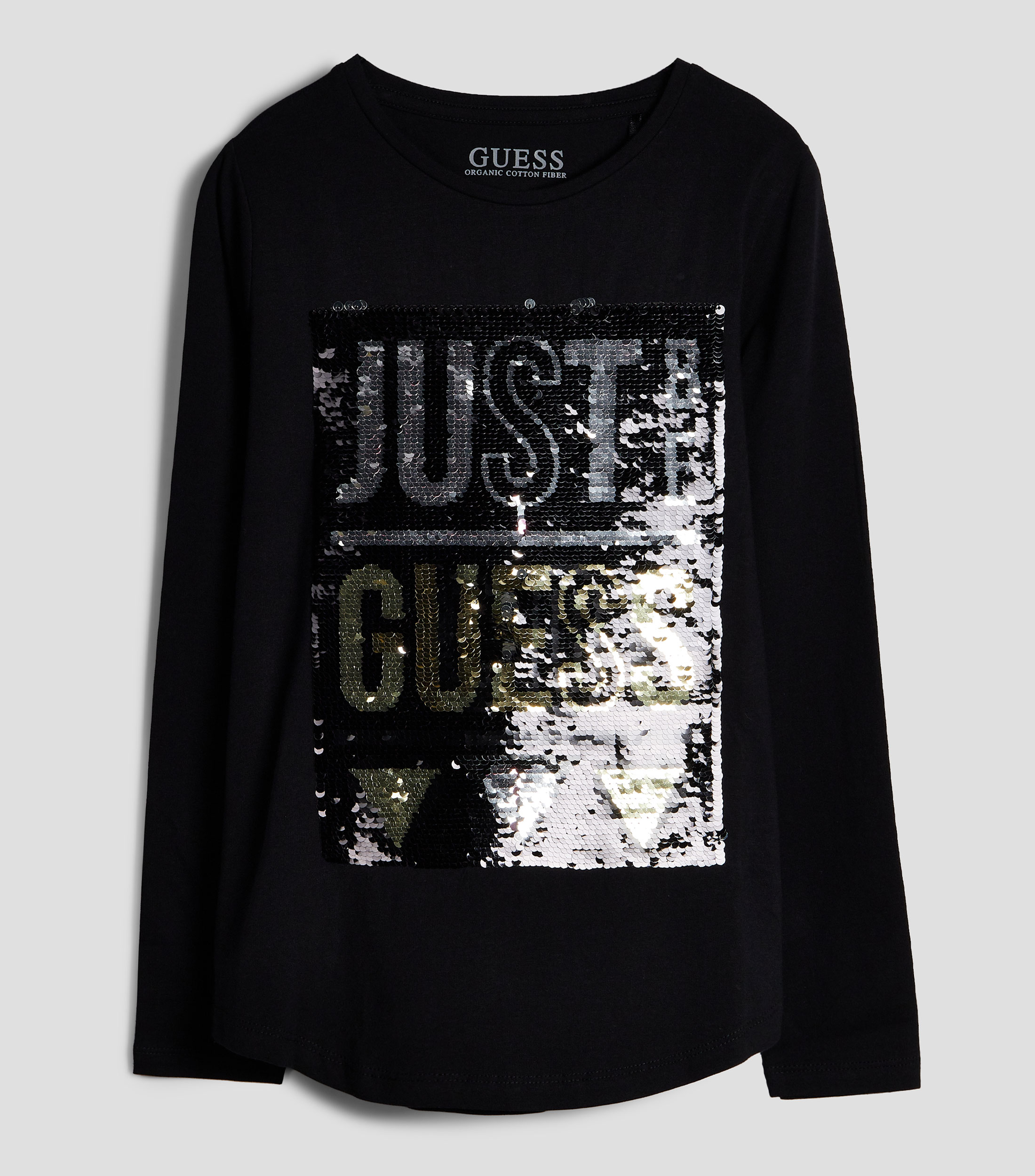 Playera con lentejuelas reversibles manga larga Nina