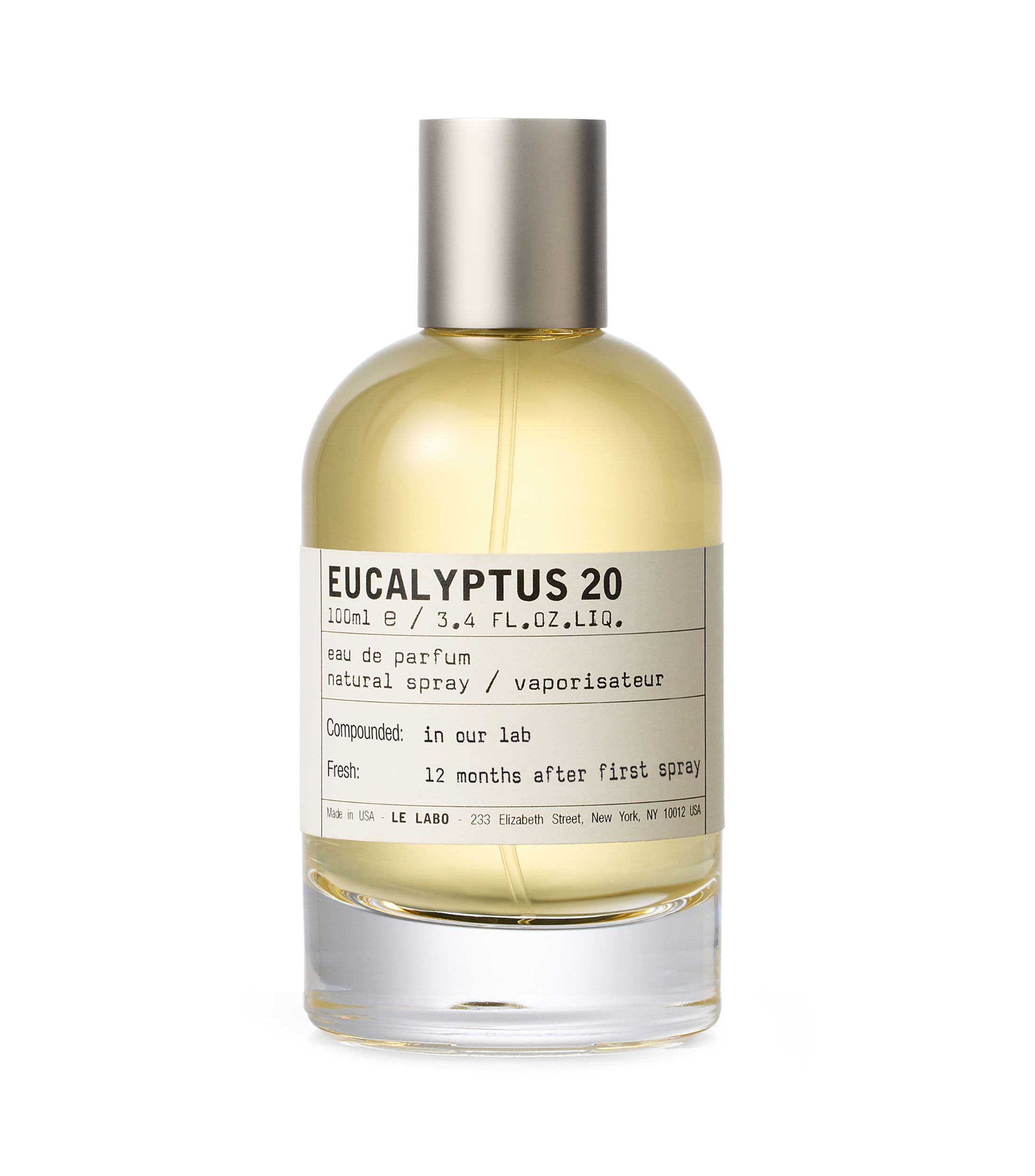 Perfume Eucalyptus 20 Eau de Parfum, 100 ml Unisex