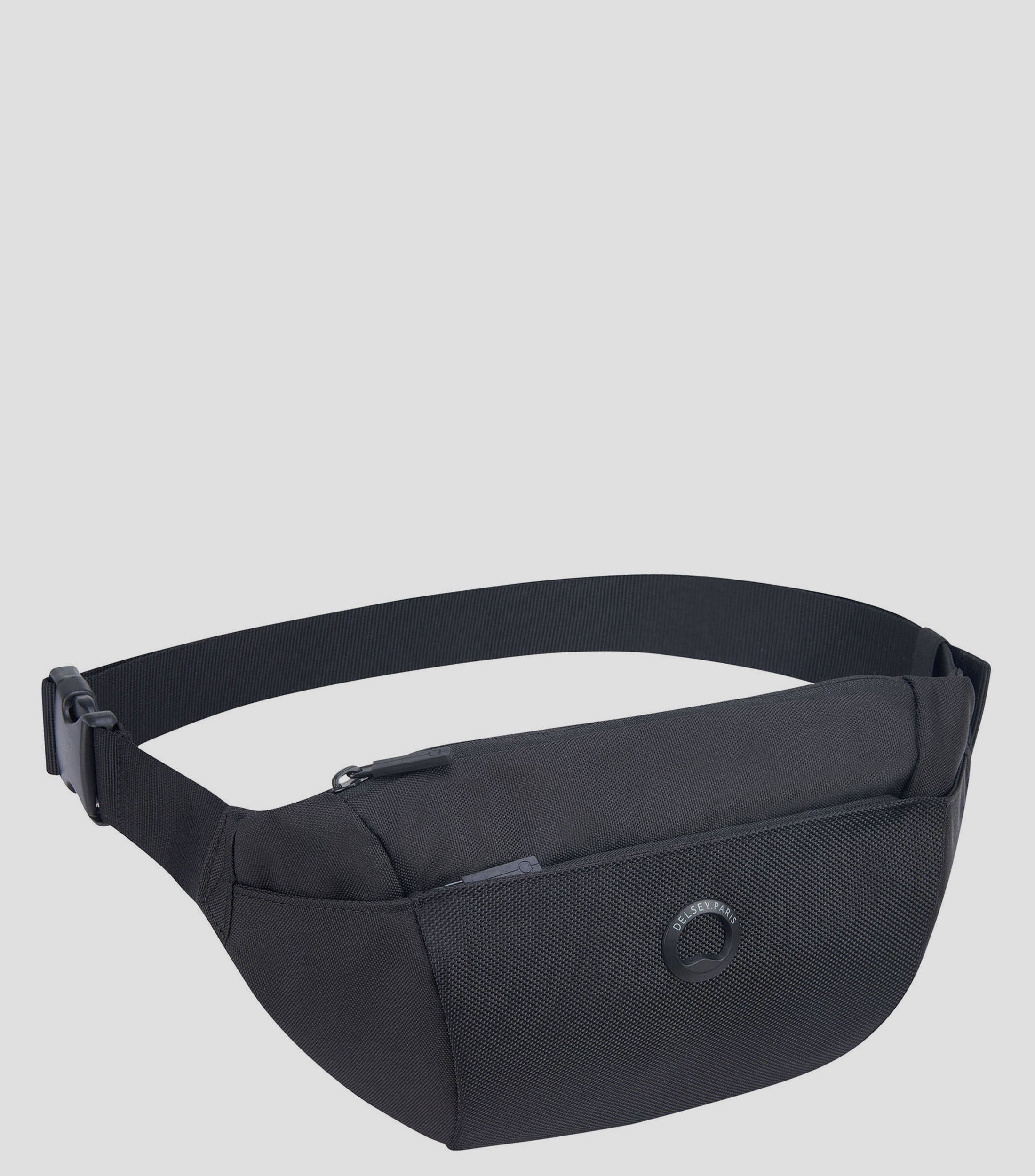Cangurera negra texturizada Unisex