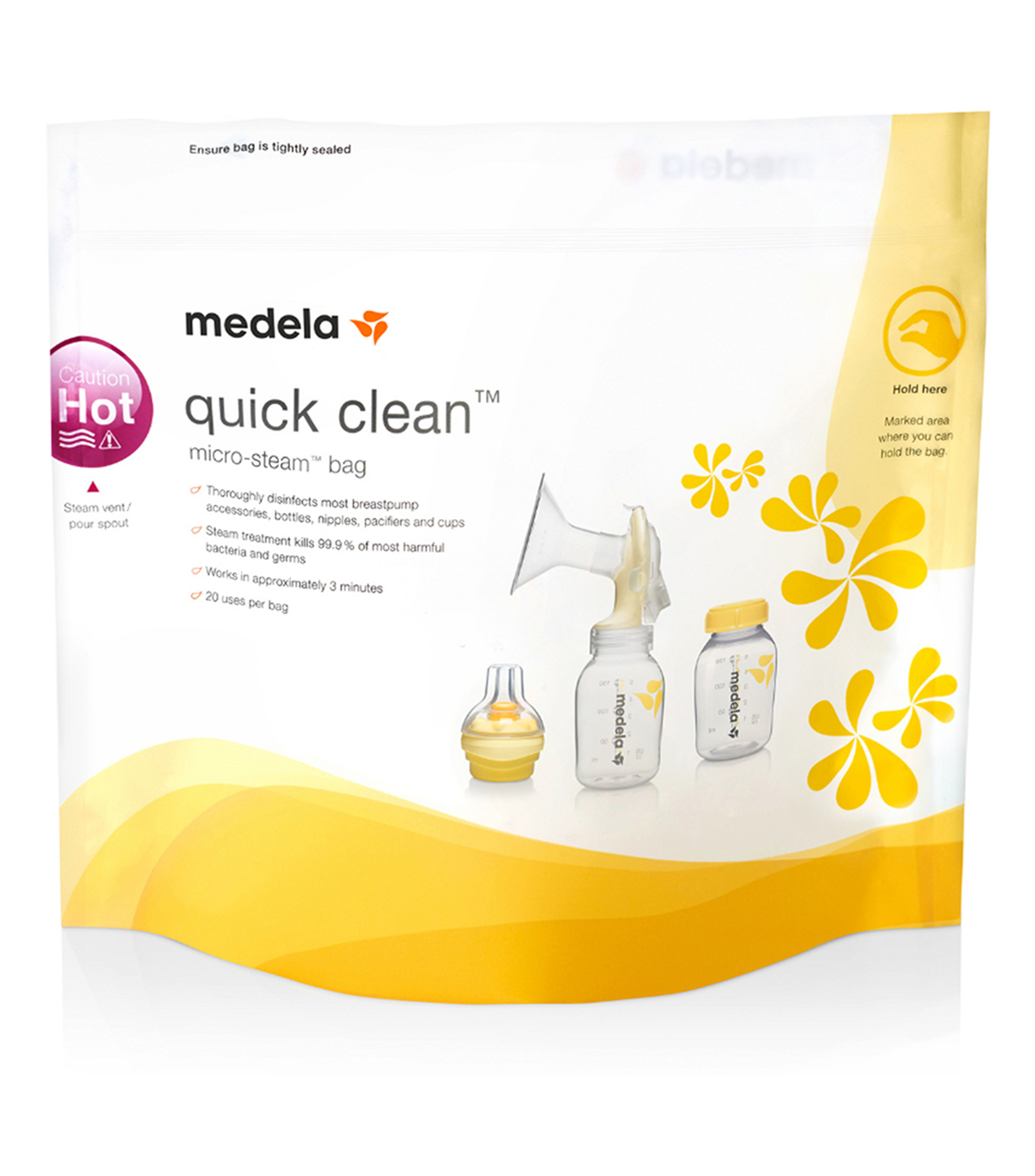 Bolsas esterilizadoras Quick-Clean Micro-Steam