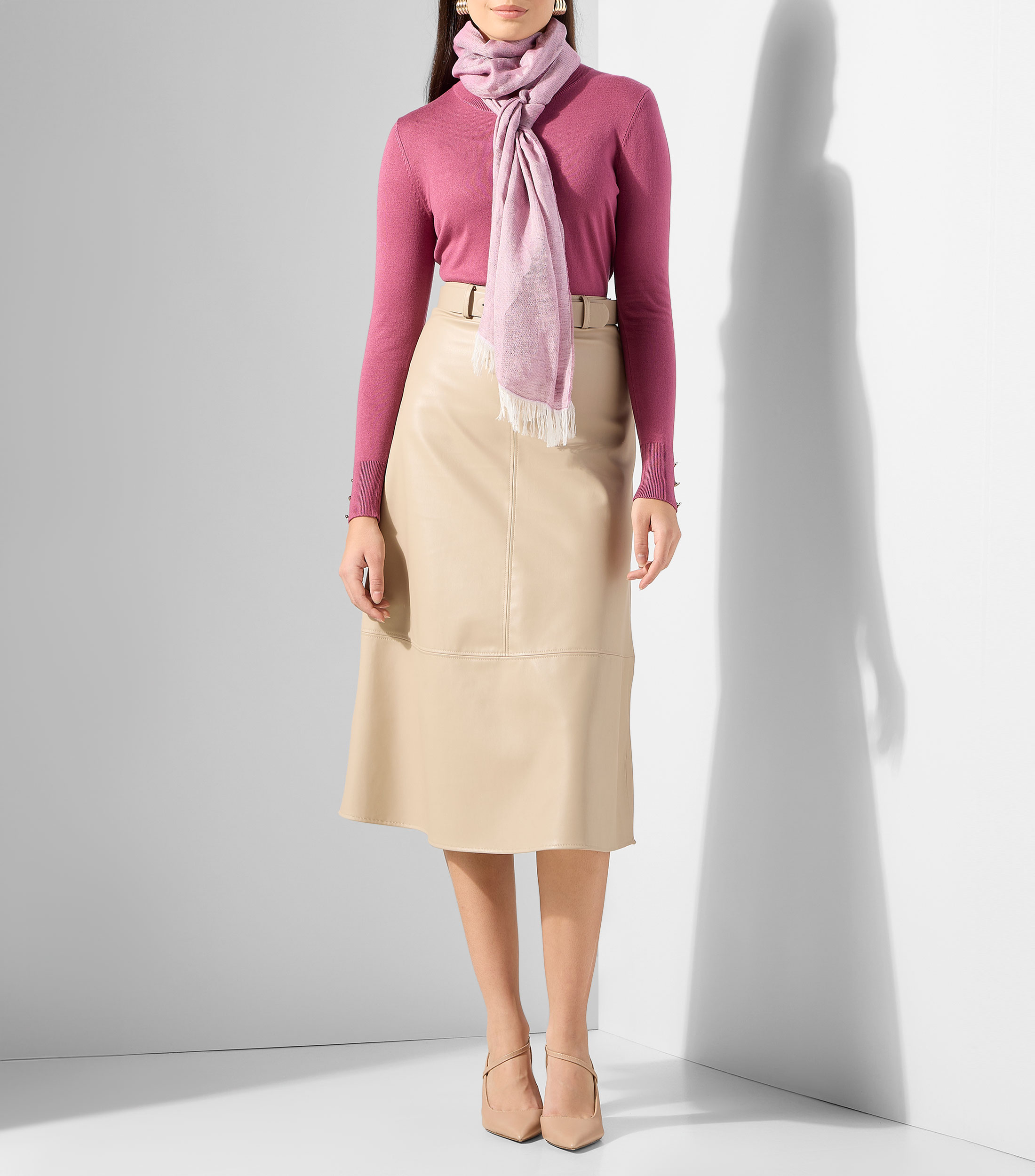 Suéter cuello redondo Mujer