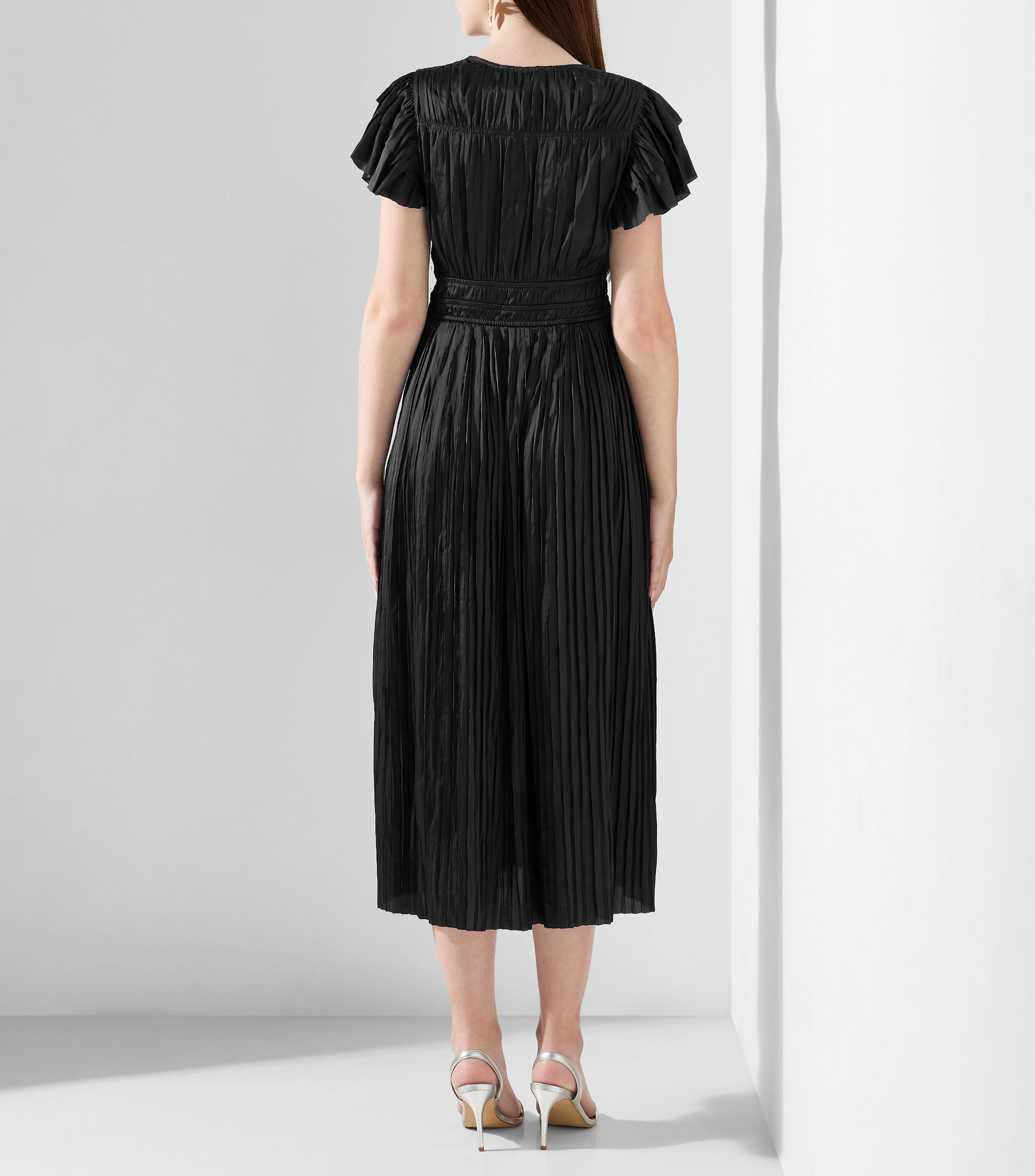 Vestido midi liso Patrice Mujer