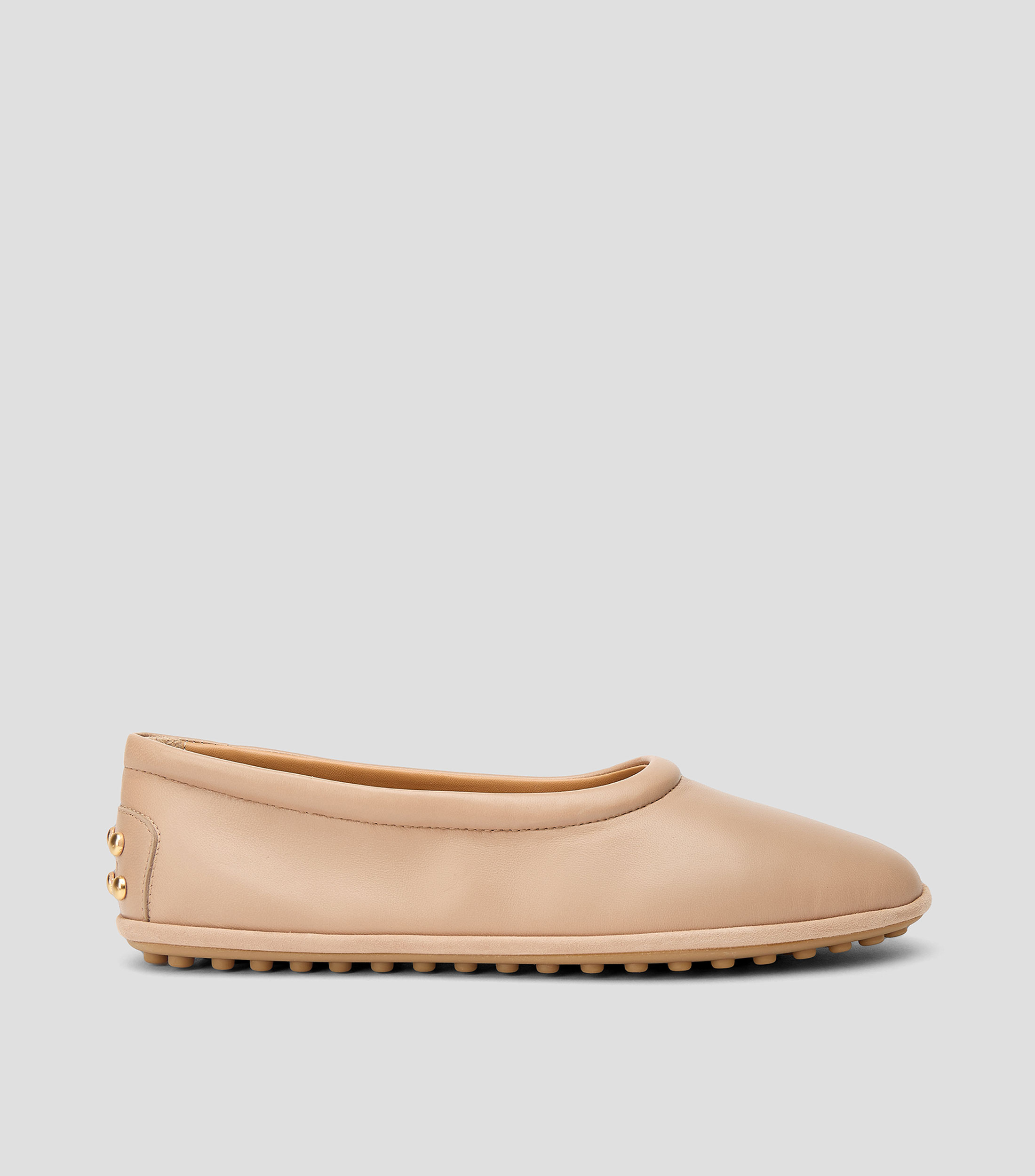 Flats en piel Mujer