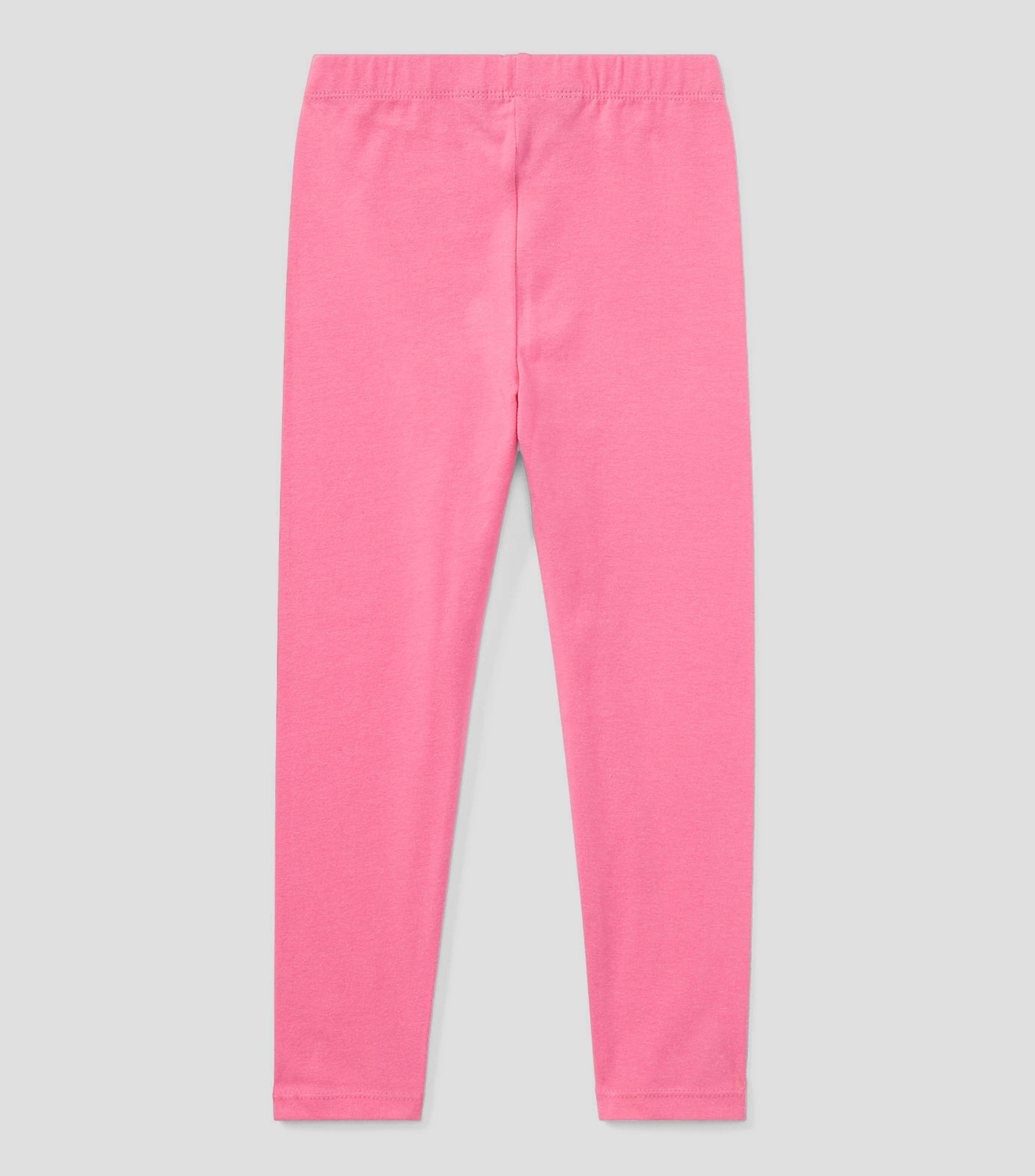 Leggings de punto de algodón elástico Niña
