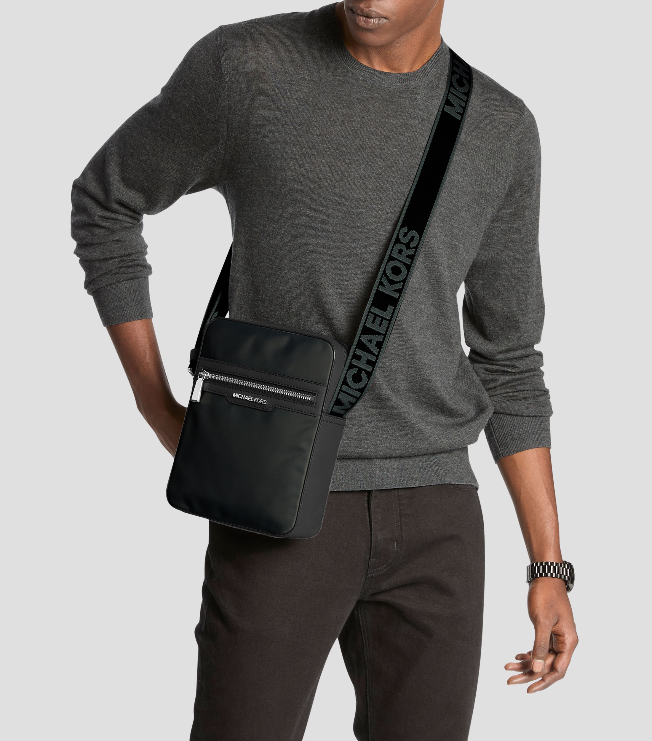 Bolso Crossbody liso Hombre