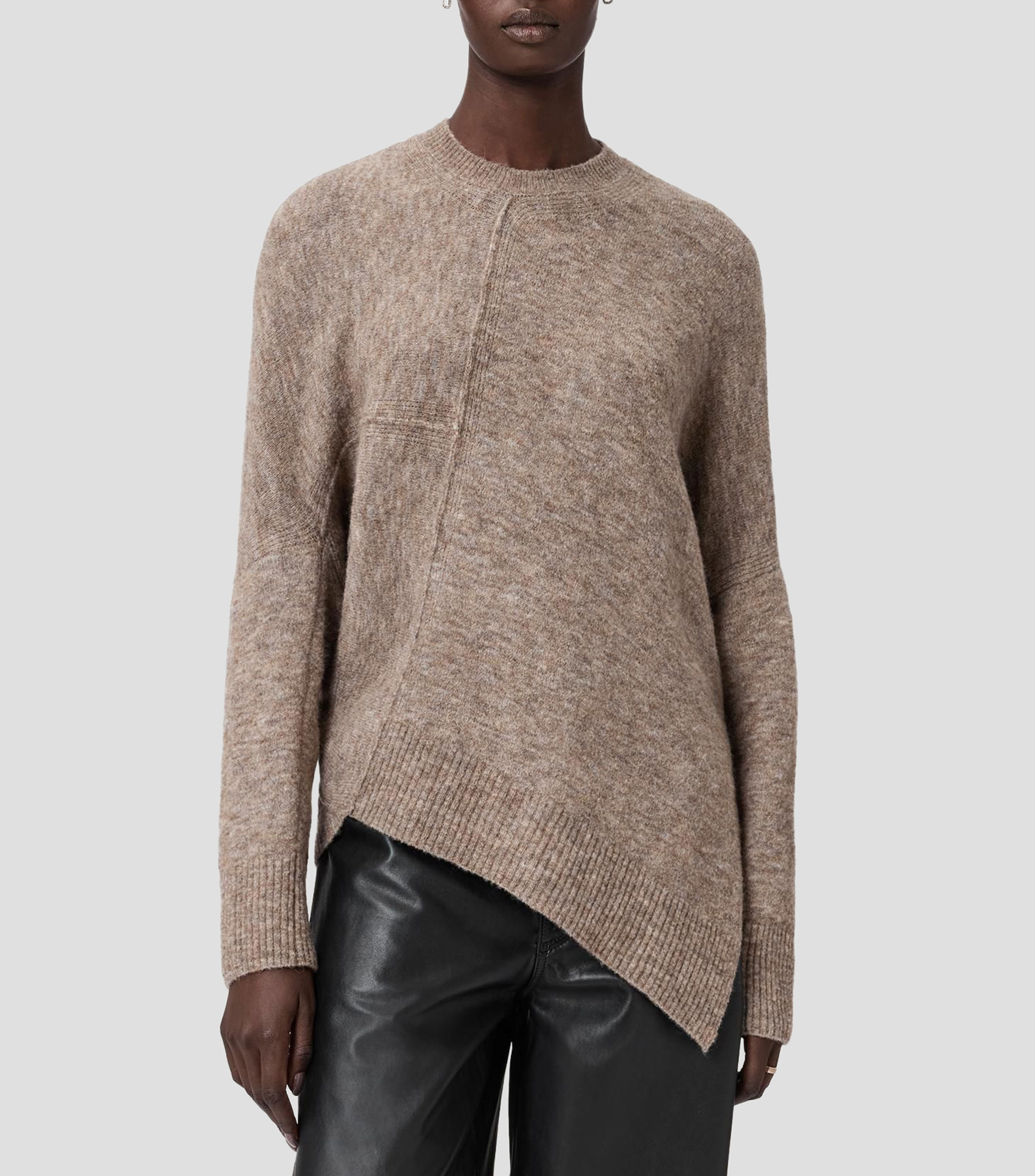 Suéter cuello redondo Mujer