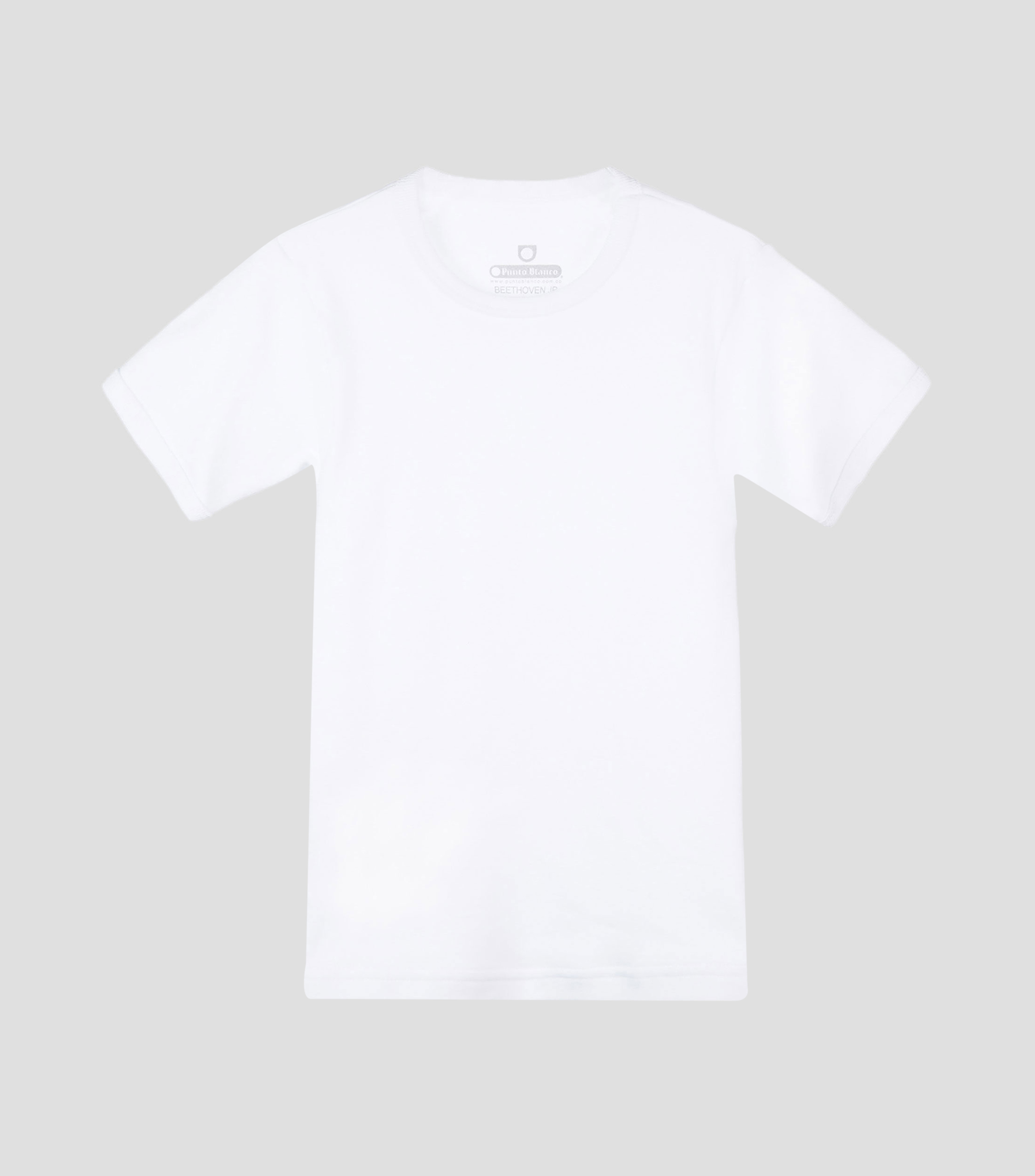 Playera cuello redondo manga corta liso Niño