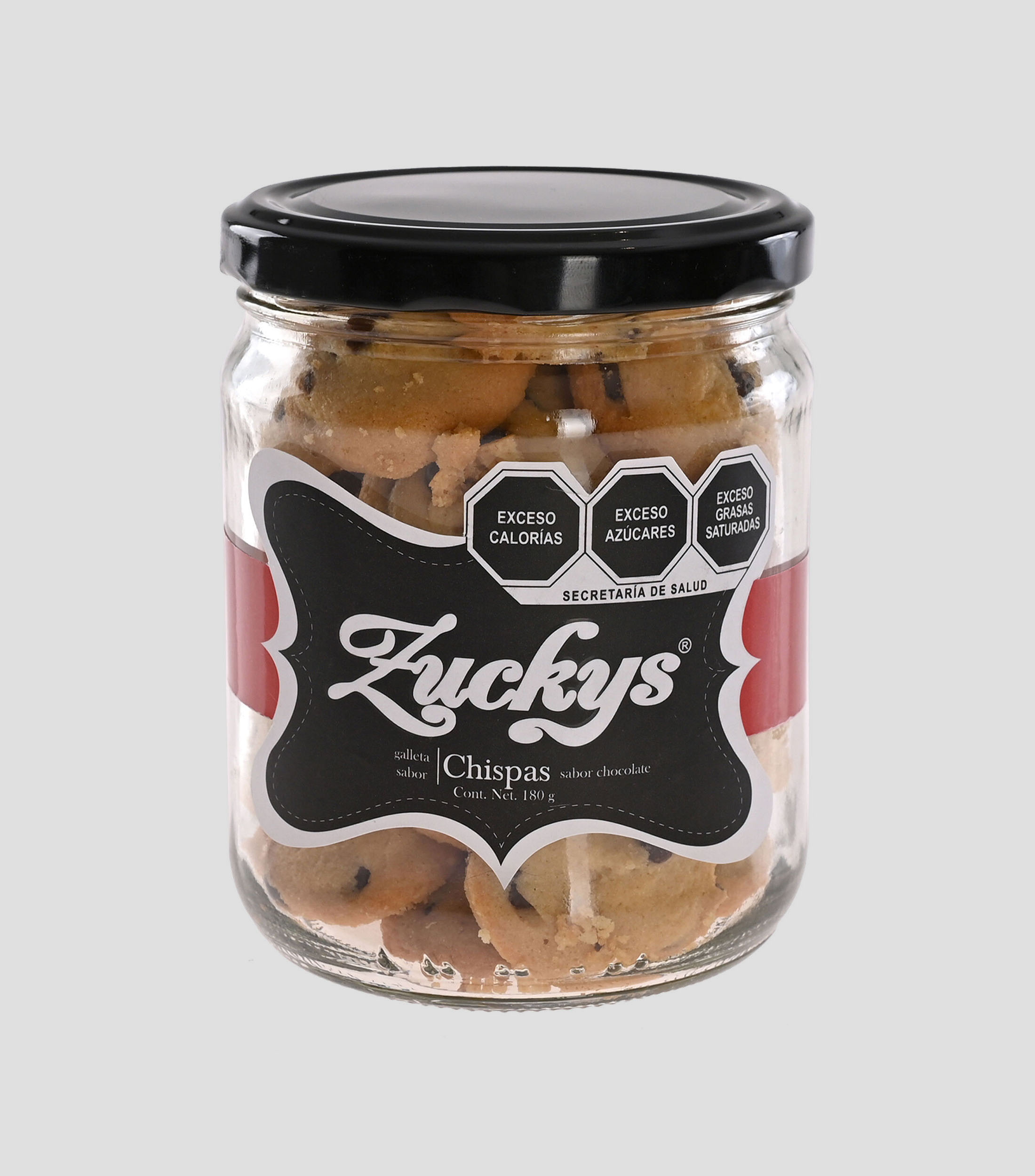 Galletas con chipas sabor chocolate, 180 g
