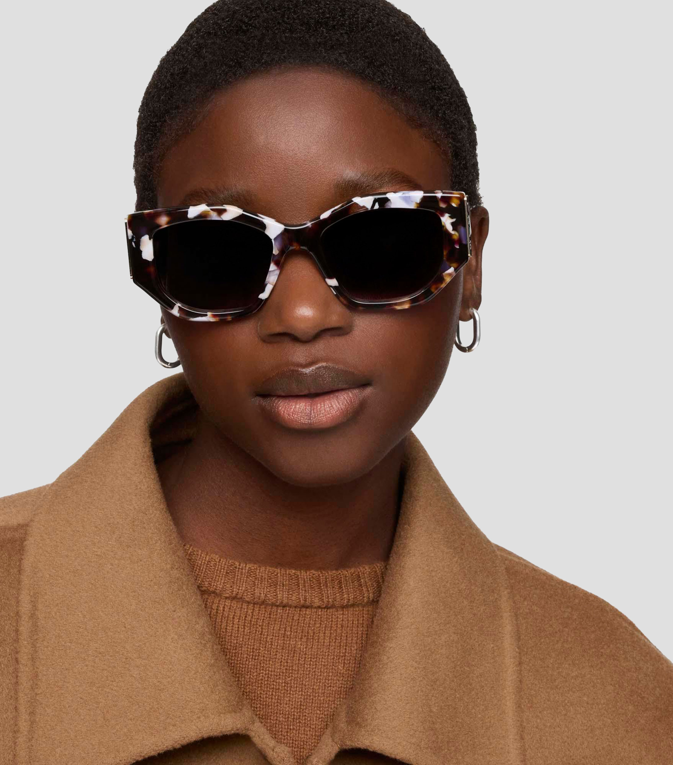 Lentes de sol poligonales Mujer