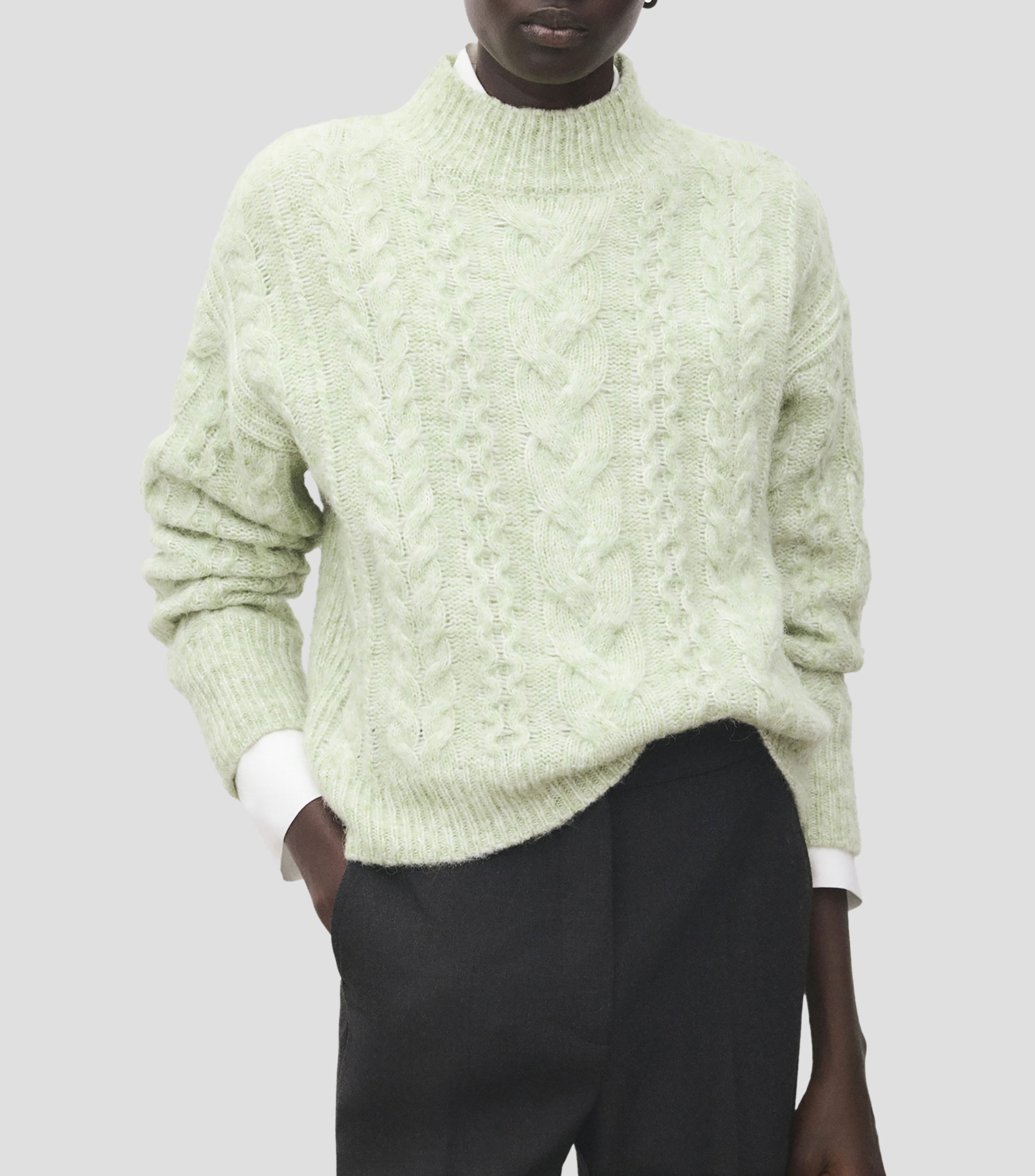 Suéter cuello Perkins Mujer