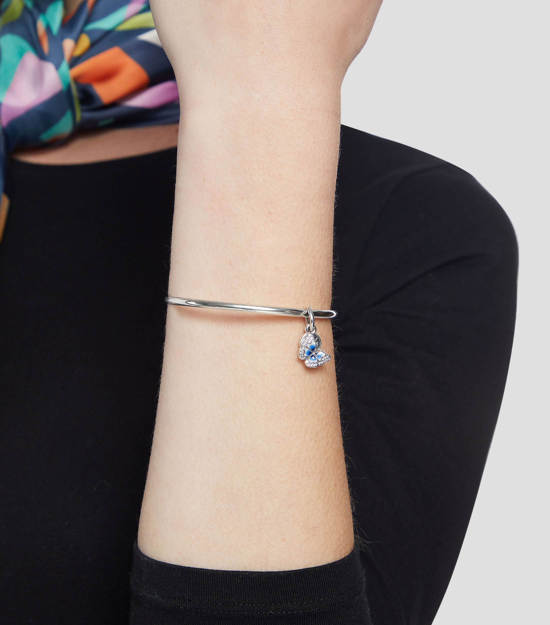 Charm Mariposa en Plata .925 Mujer