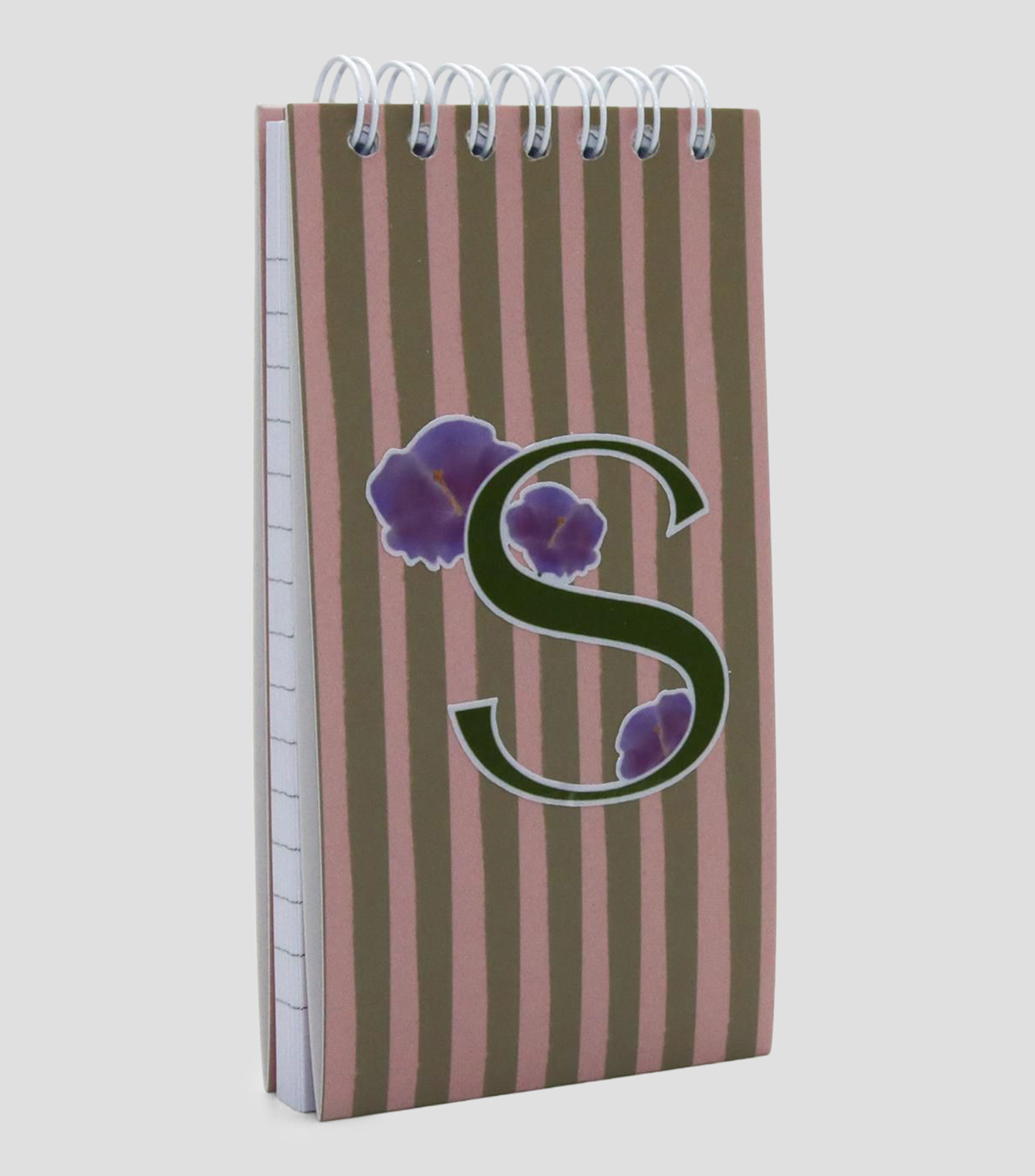 Libreta chica inicial "S", hojas raya