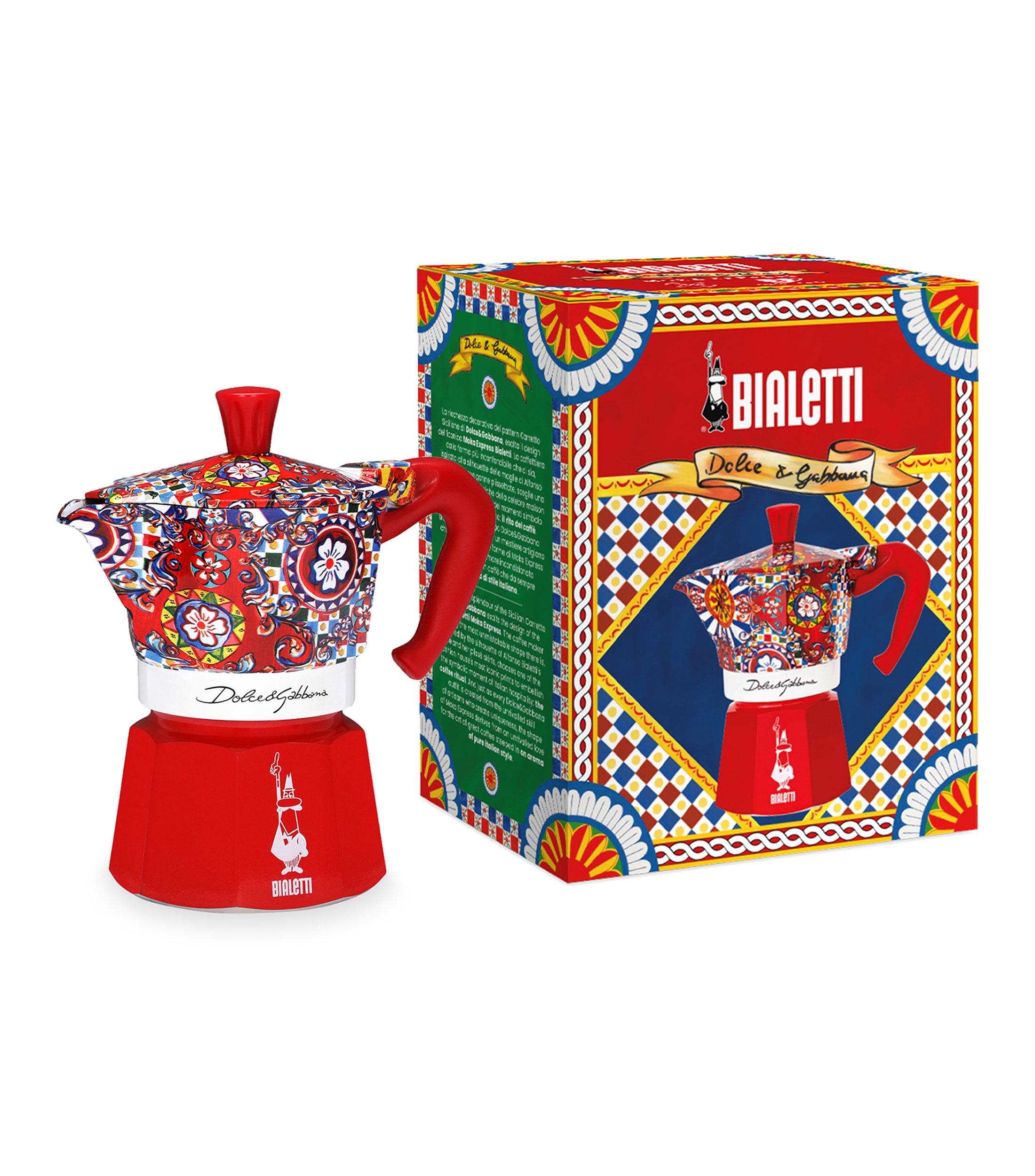 Cafetera Italiana Moka Express D&G para 3 Tazas