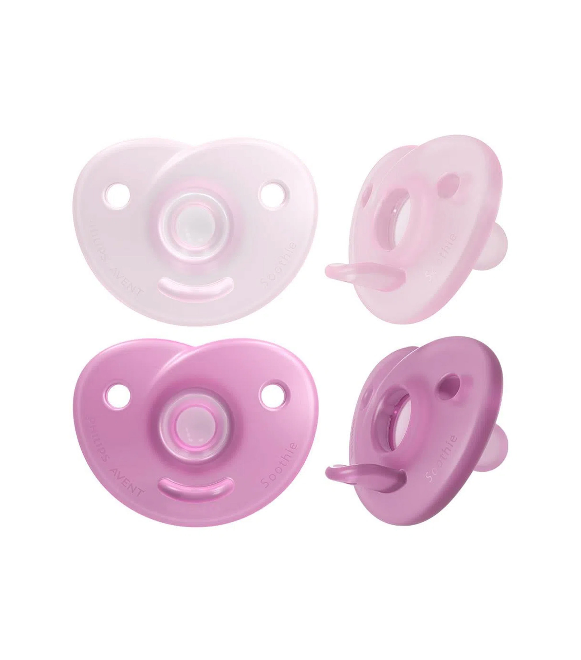 Chupón Soothie rosa para Recién Nacido 0-6m
