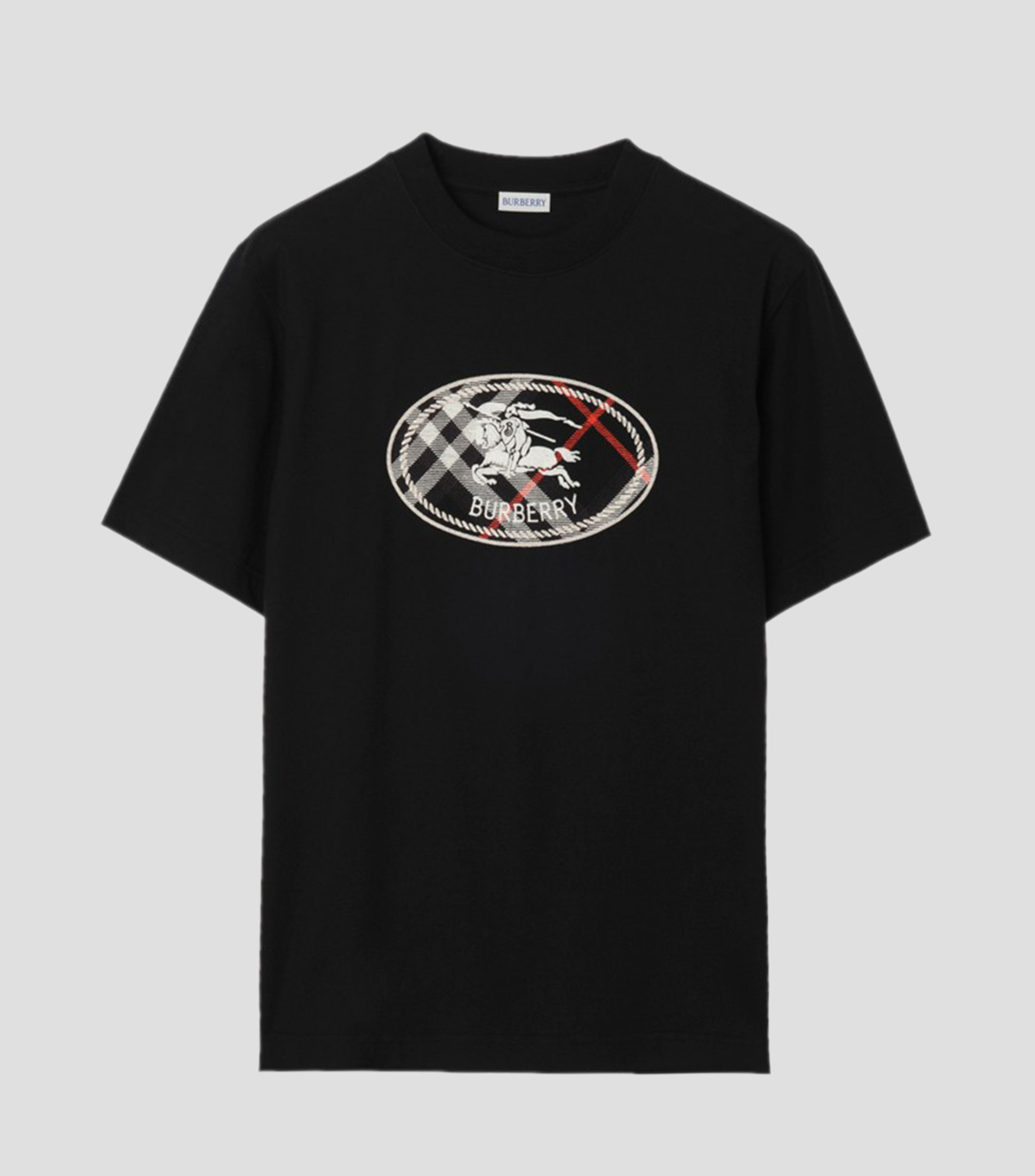 Playera cuello redondo manga corta estampada Hombre