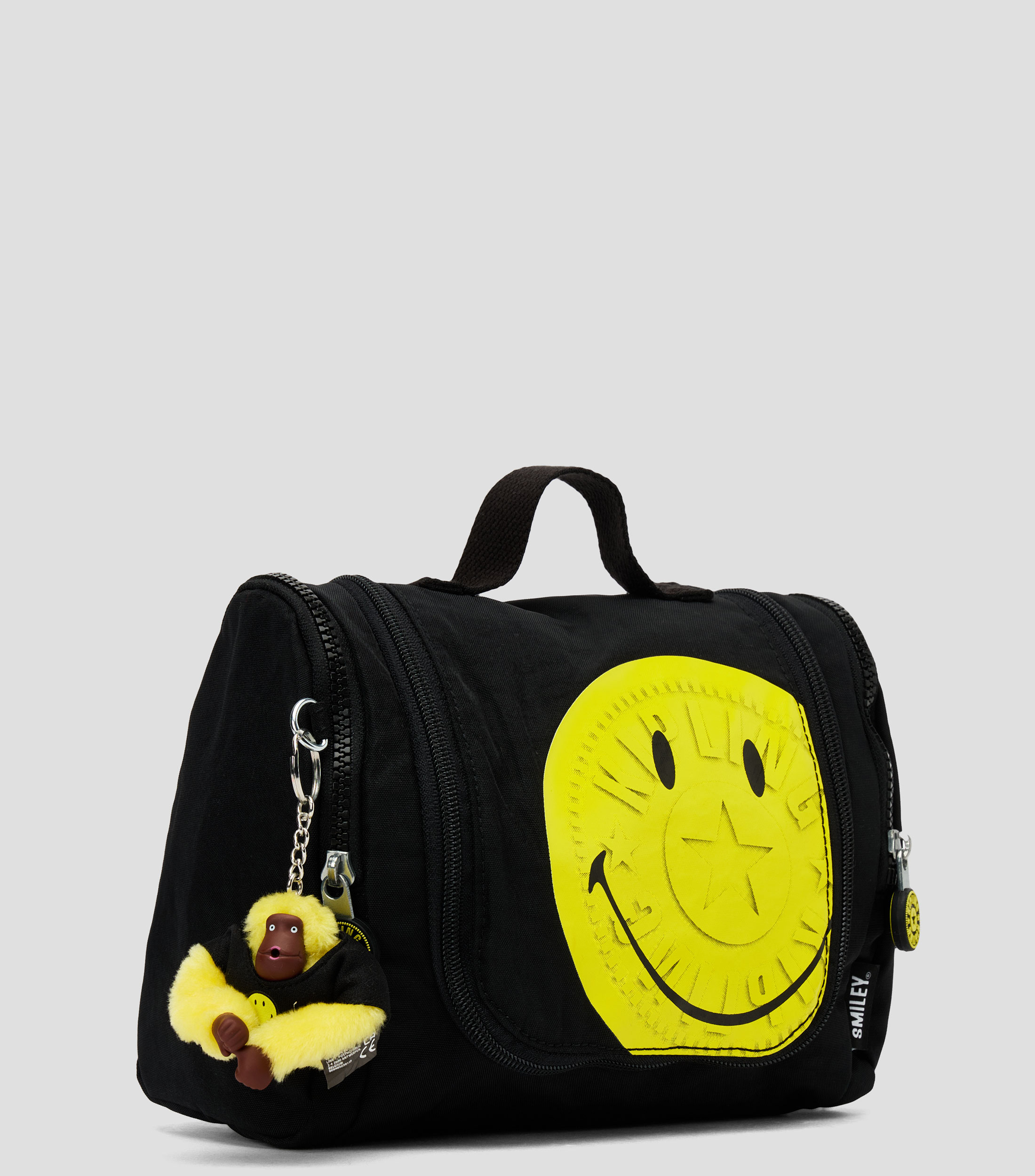 Bolsa satchel negra Smiley estampada Niña