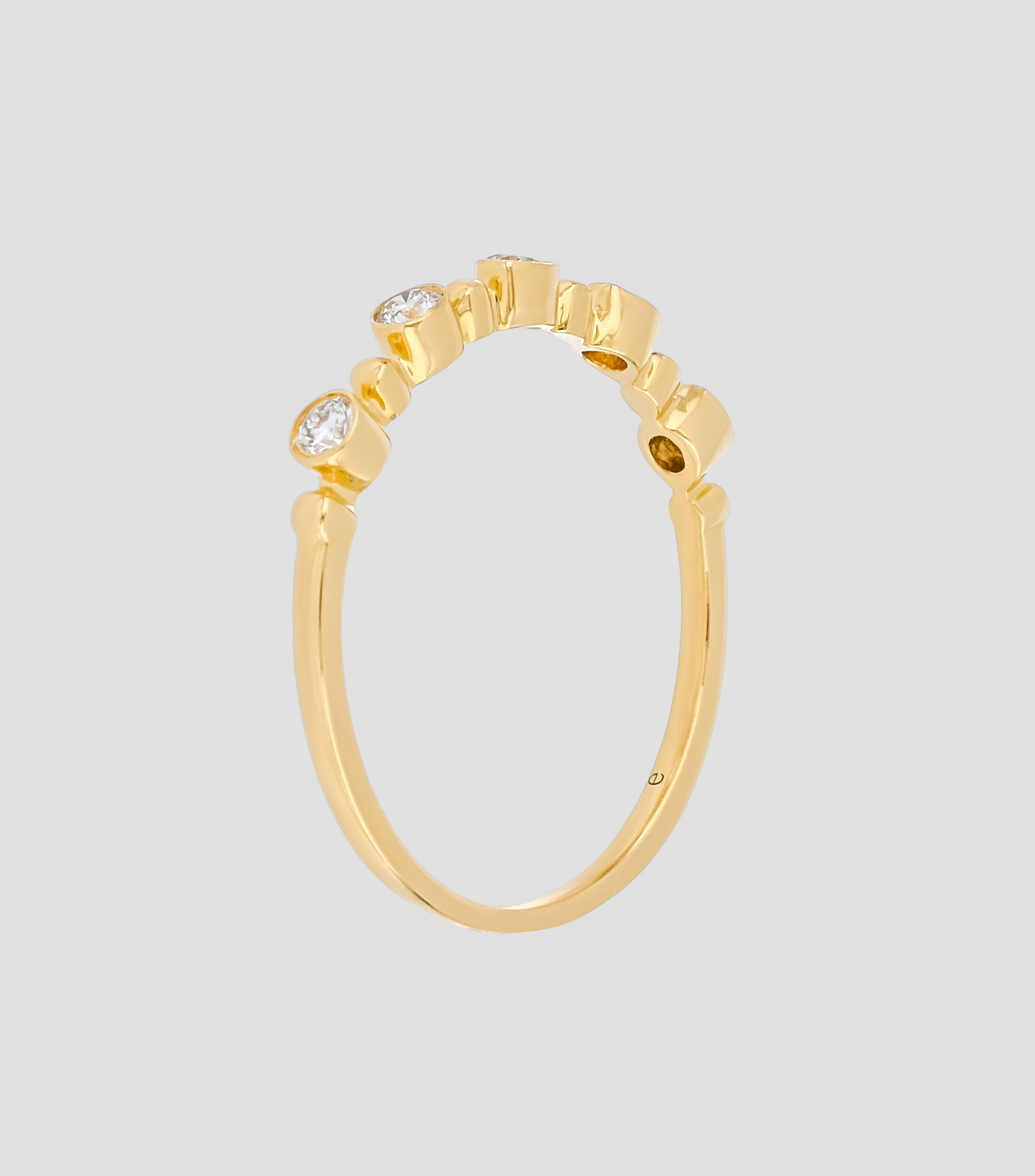Anillo en Oro 18 Kts con Diamantes UNED Mujer