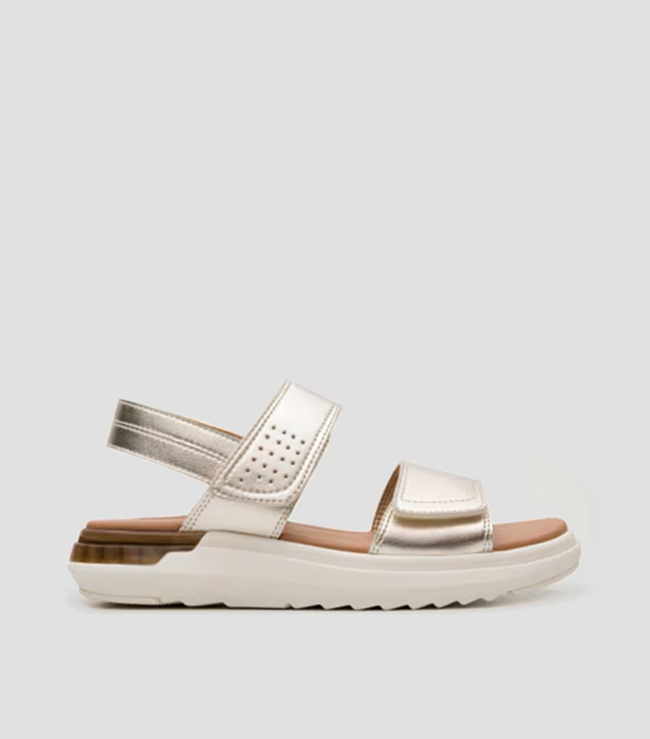 Sandalias planas con plataforma Fraga Mujer