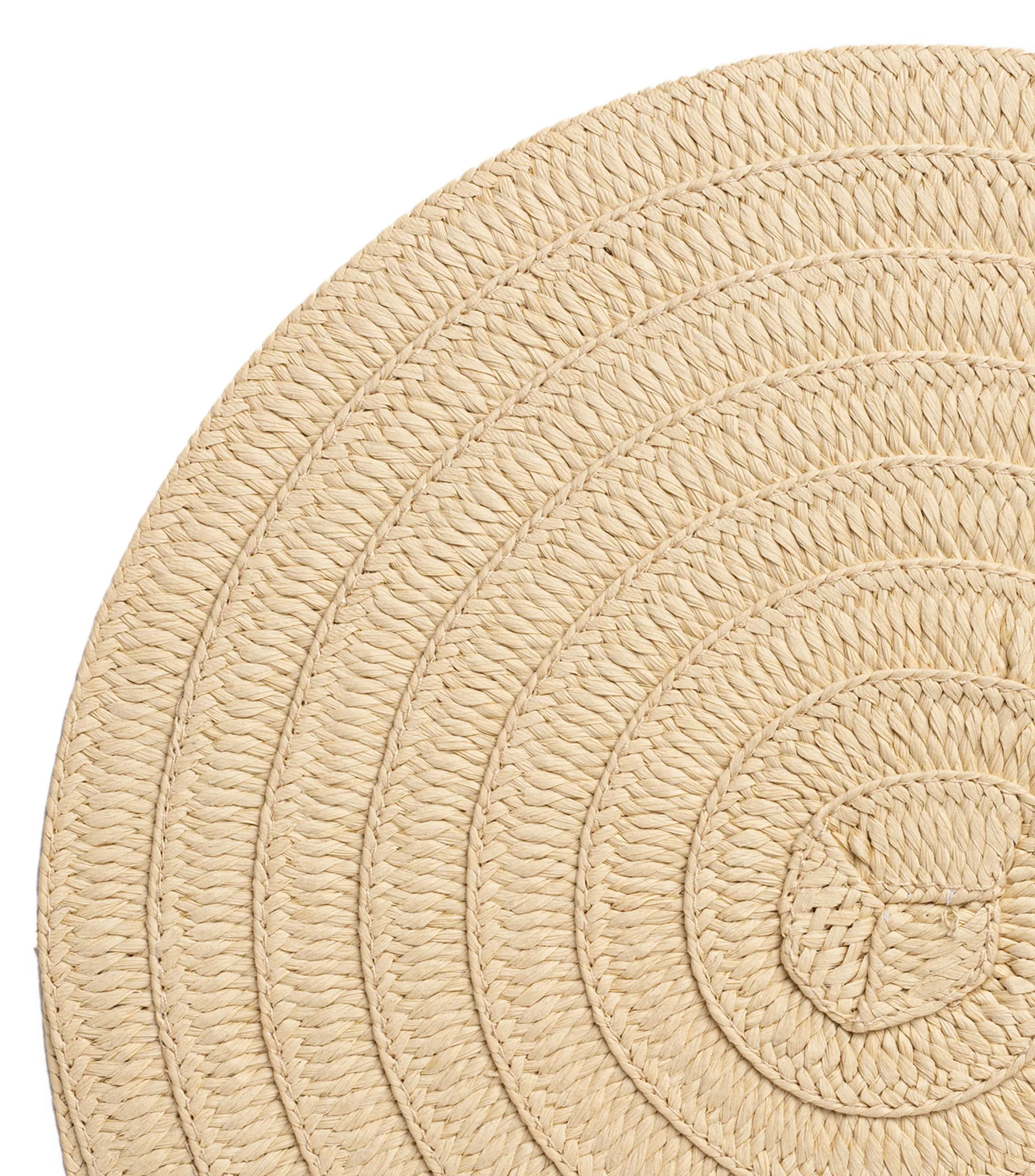 Mantel Raffia individual circular