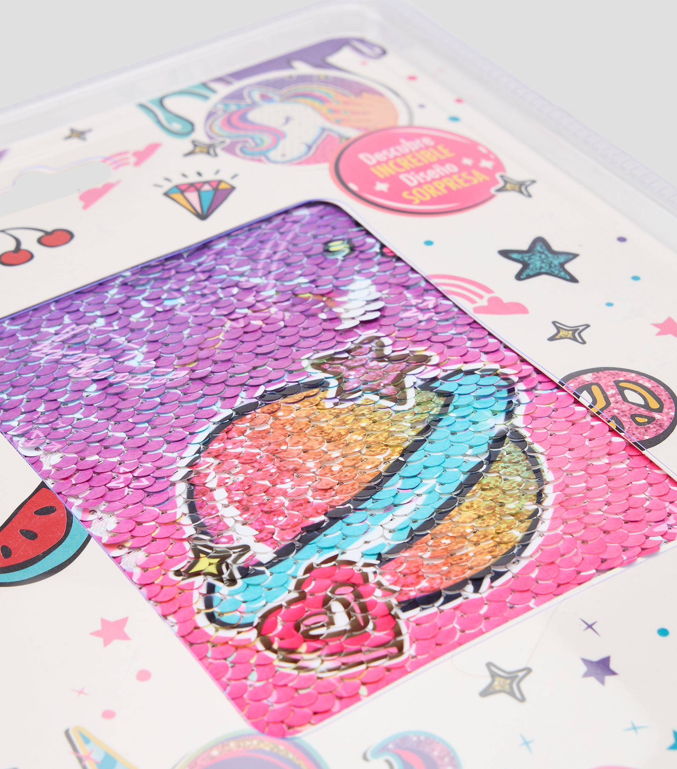 Diario con lentejuelas reversible y accesorios Unicorns and Rainbows