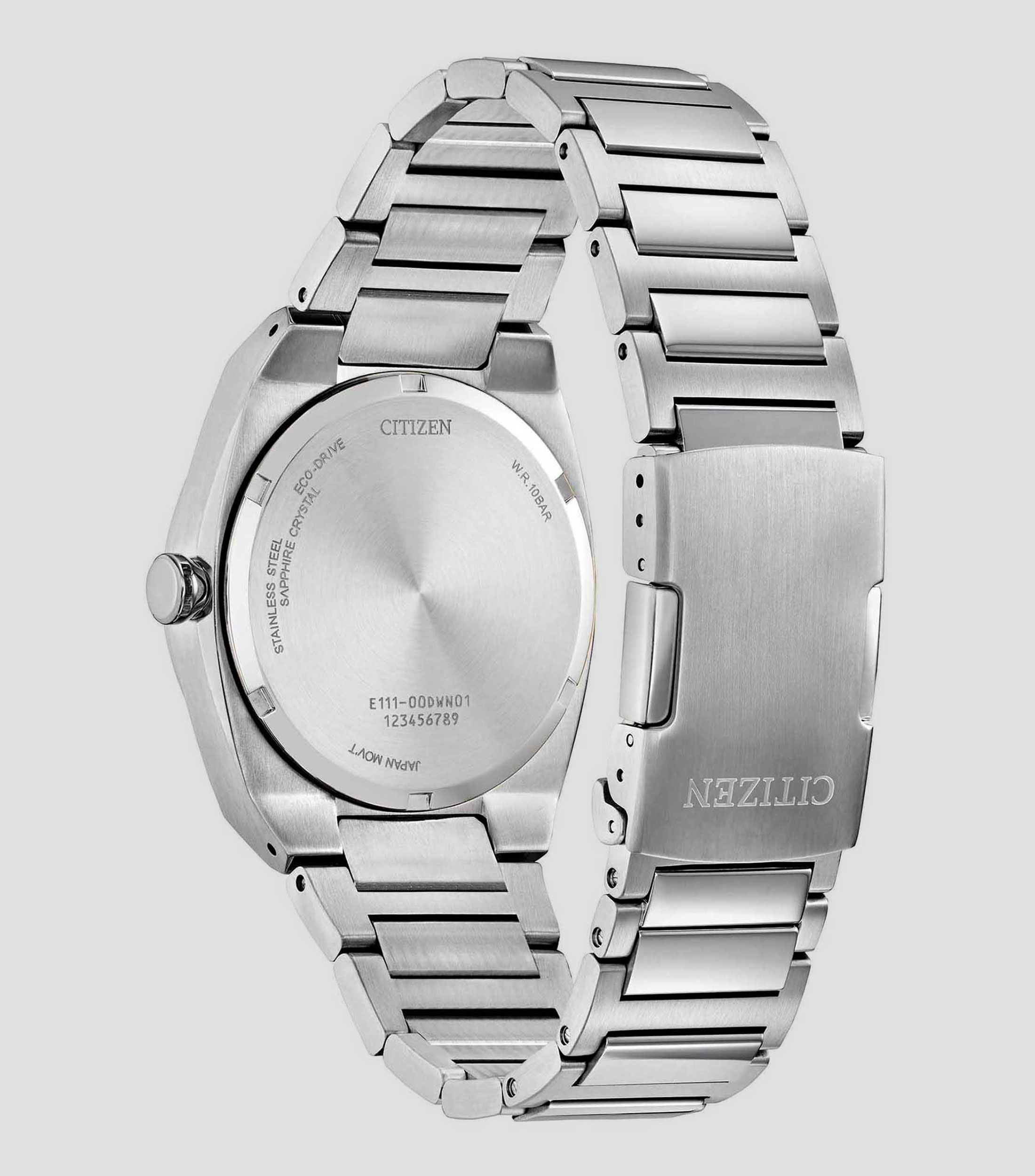 Reloj para Hombre Sport Luxury Integrated casual plateado, negro