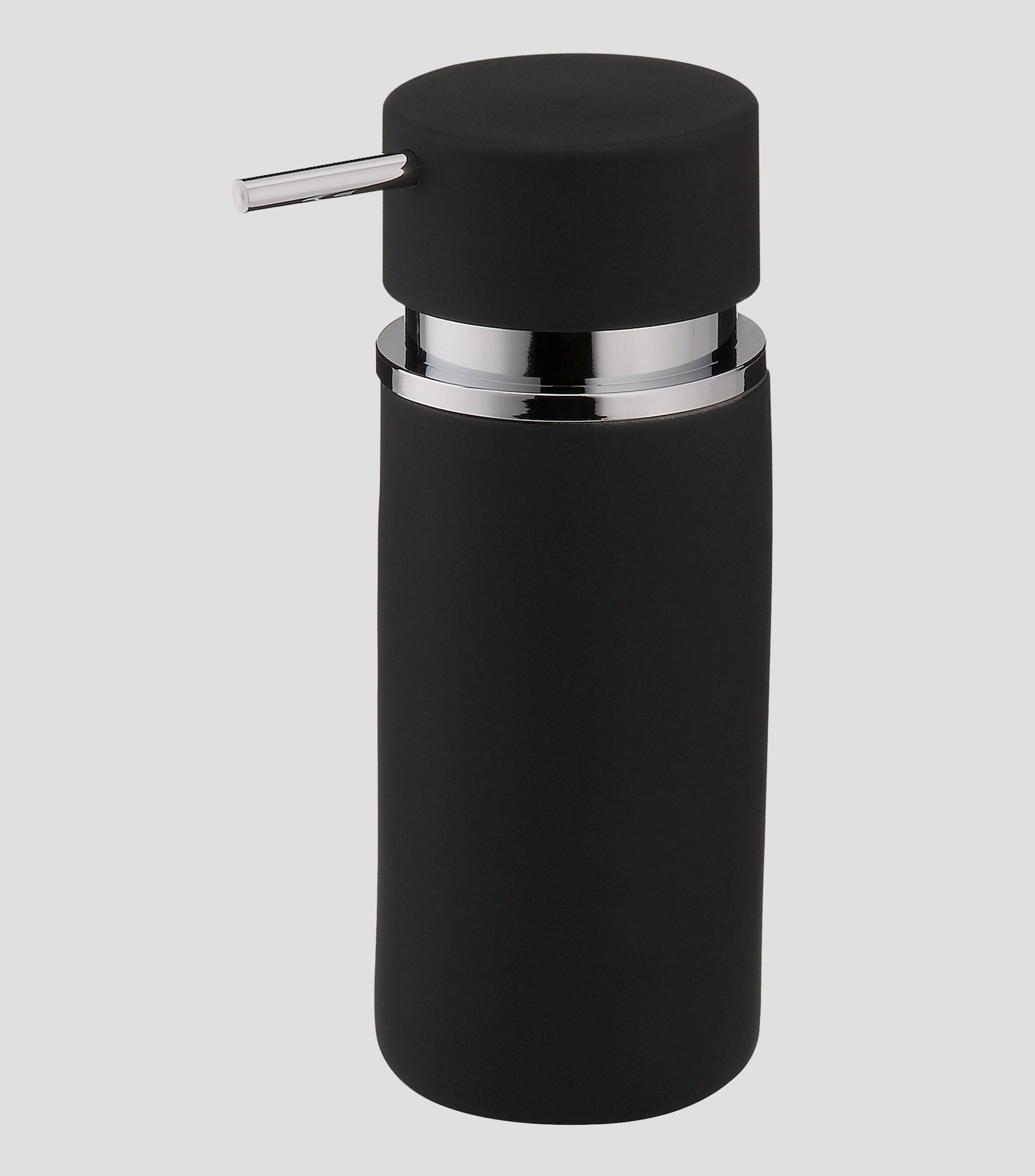 Dispensador de jabón negro