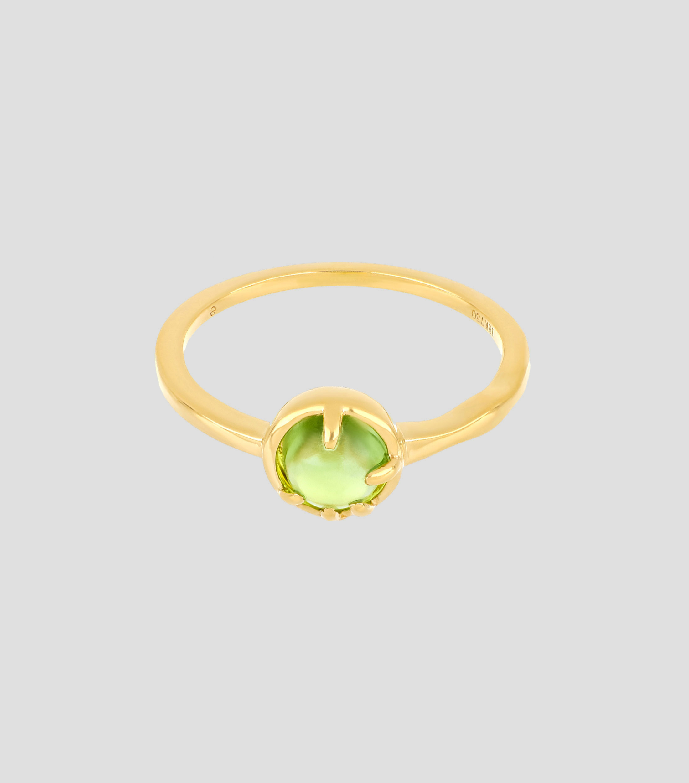 Anillo en oro amarillo de 18 kilates con Turmalina Sing Mujer