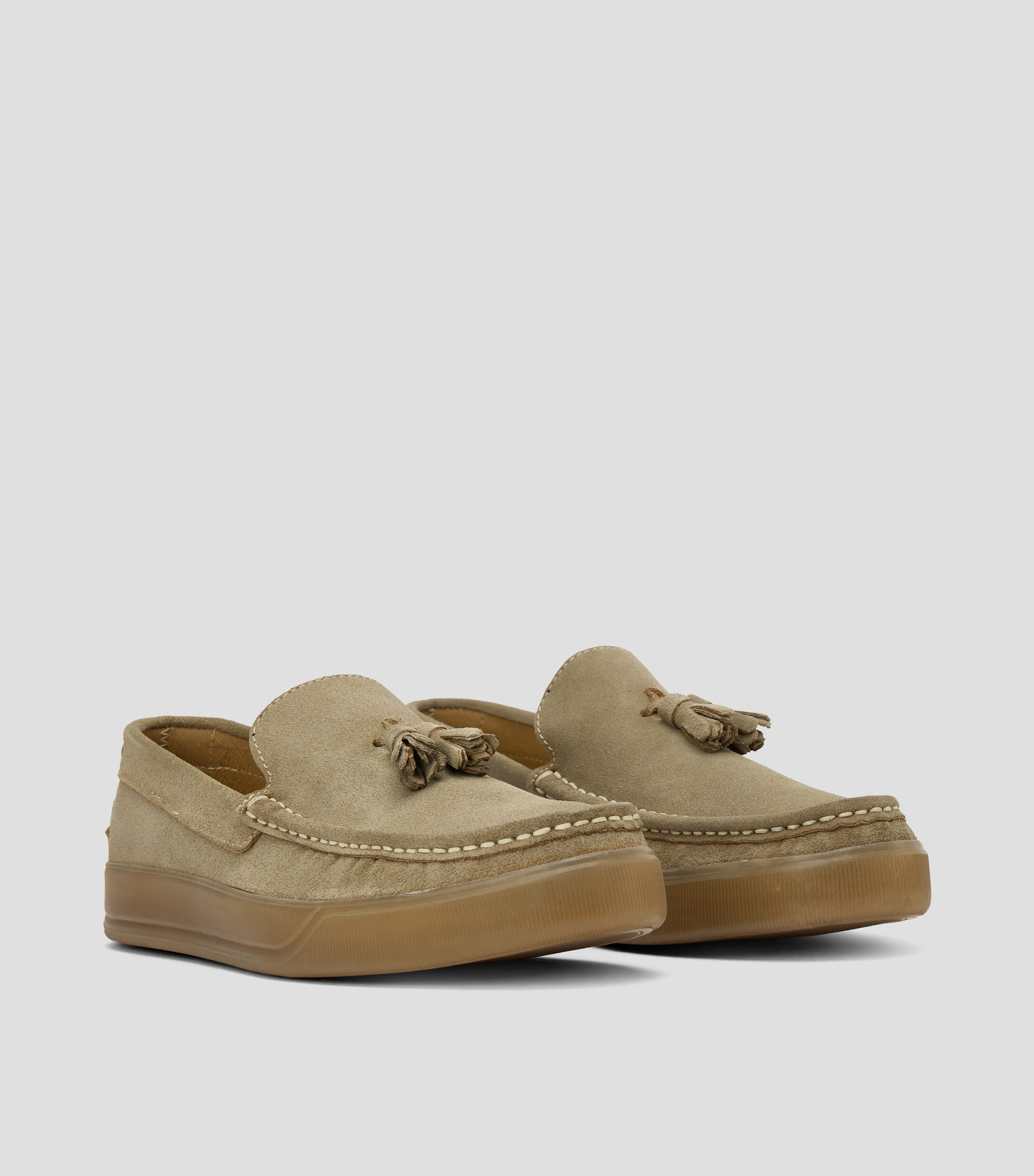 Mocasines en piel Hombre
