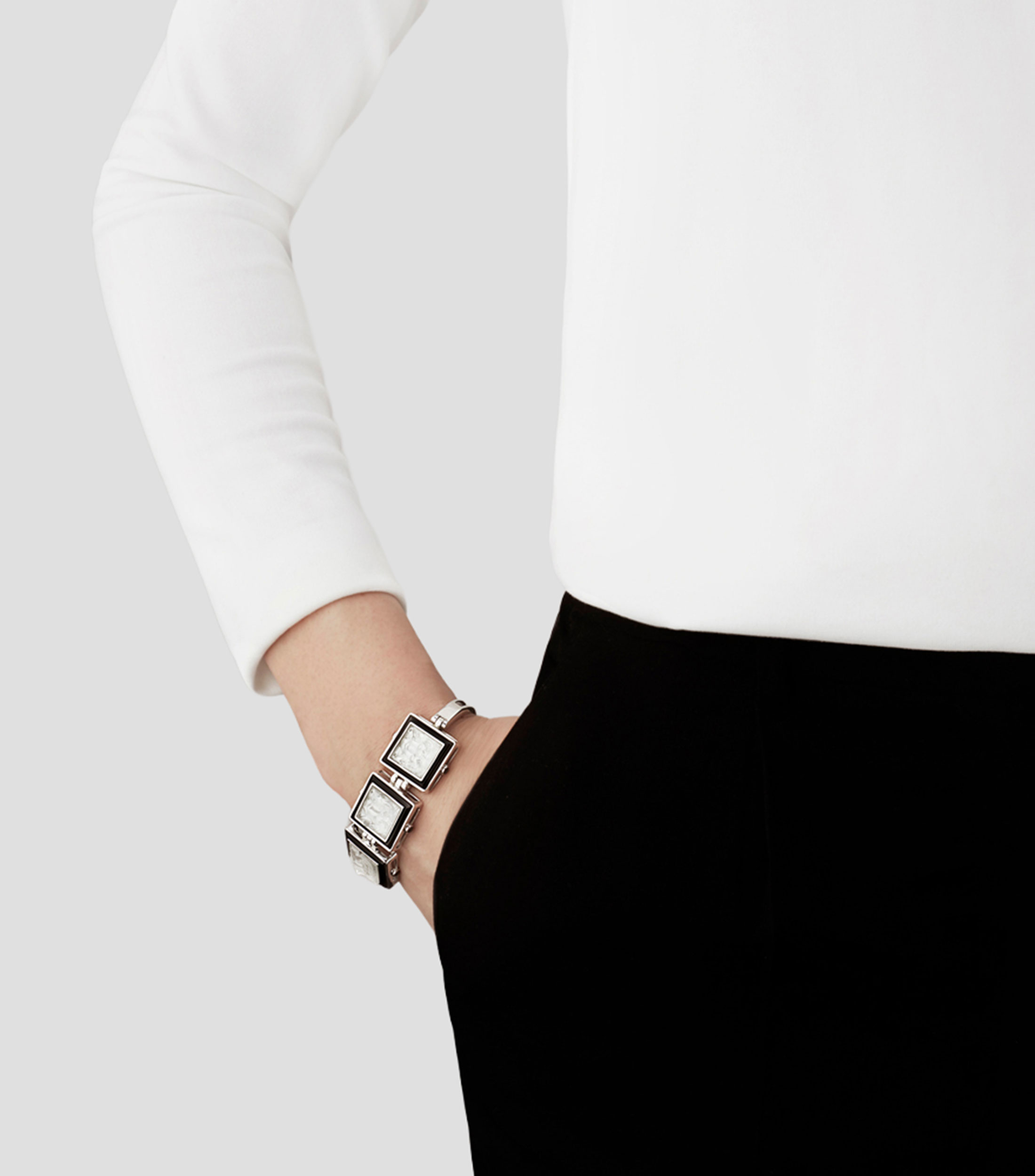 Pulsera en plata Aréthuse Mujer