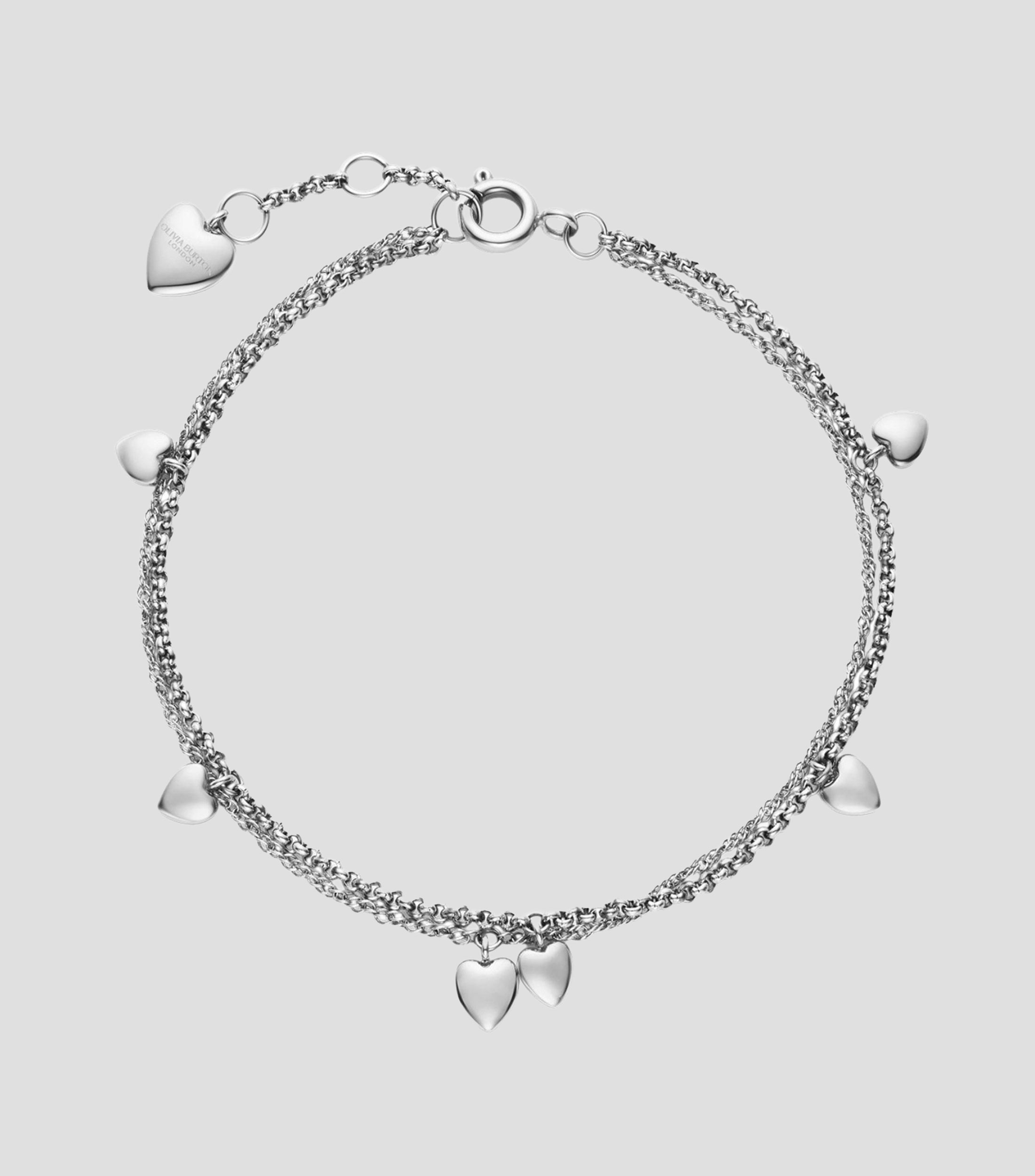 Pulsera eslabonada Mini Heart Mujer