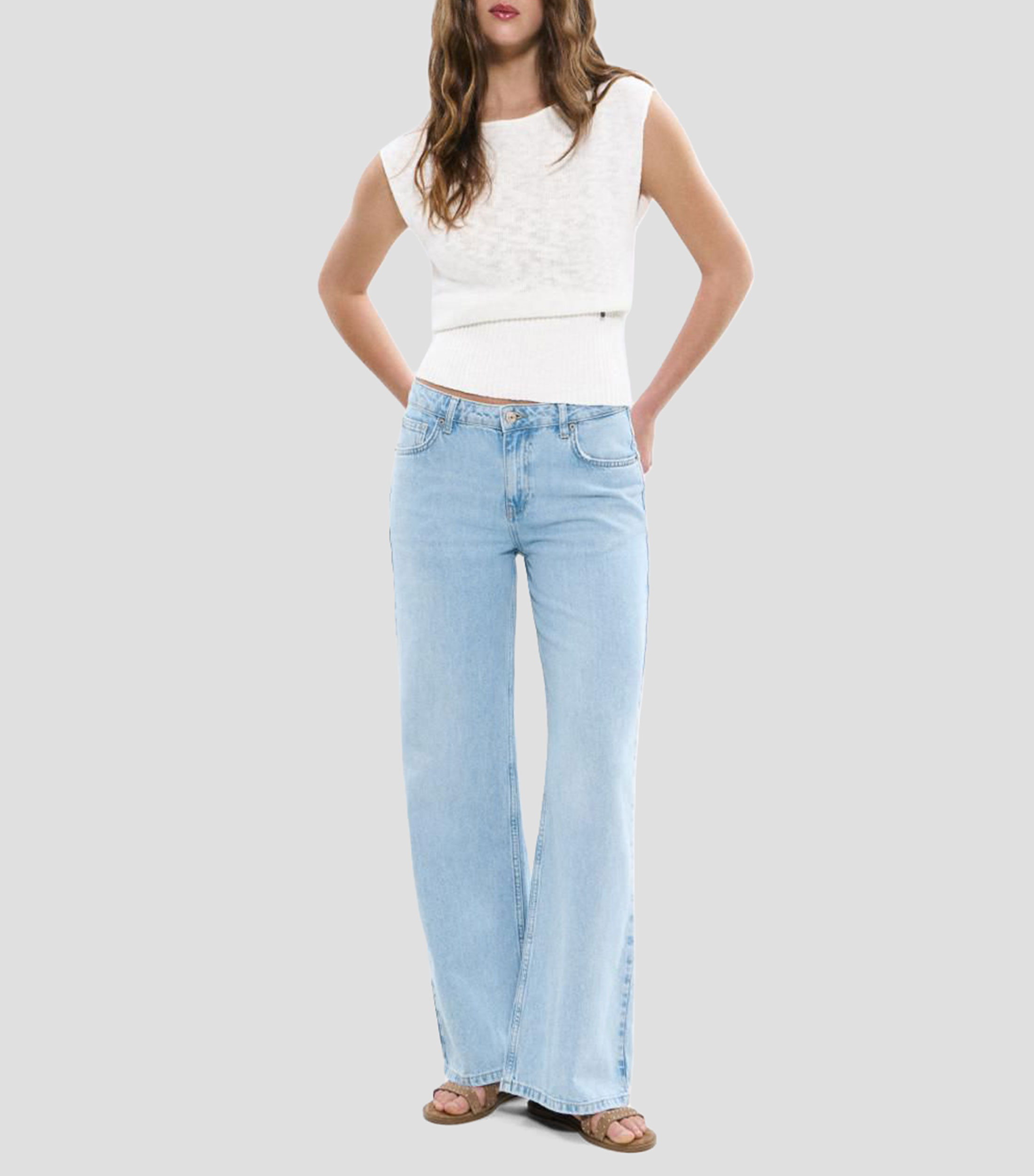 Jeans de corte regular Mujer