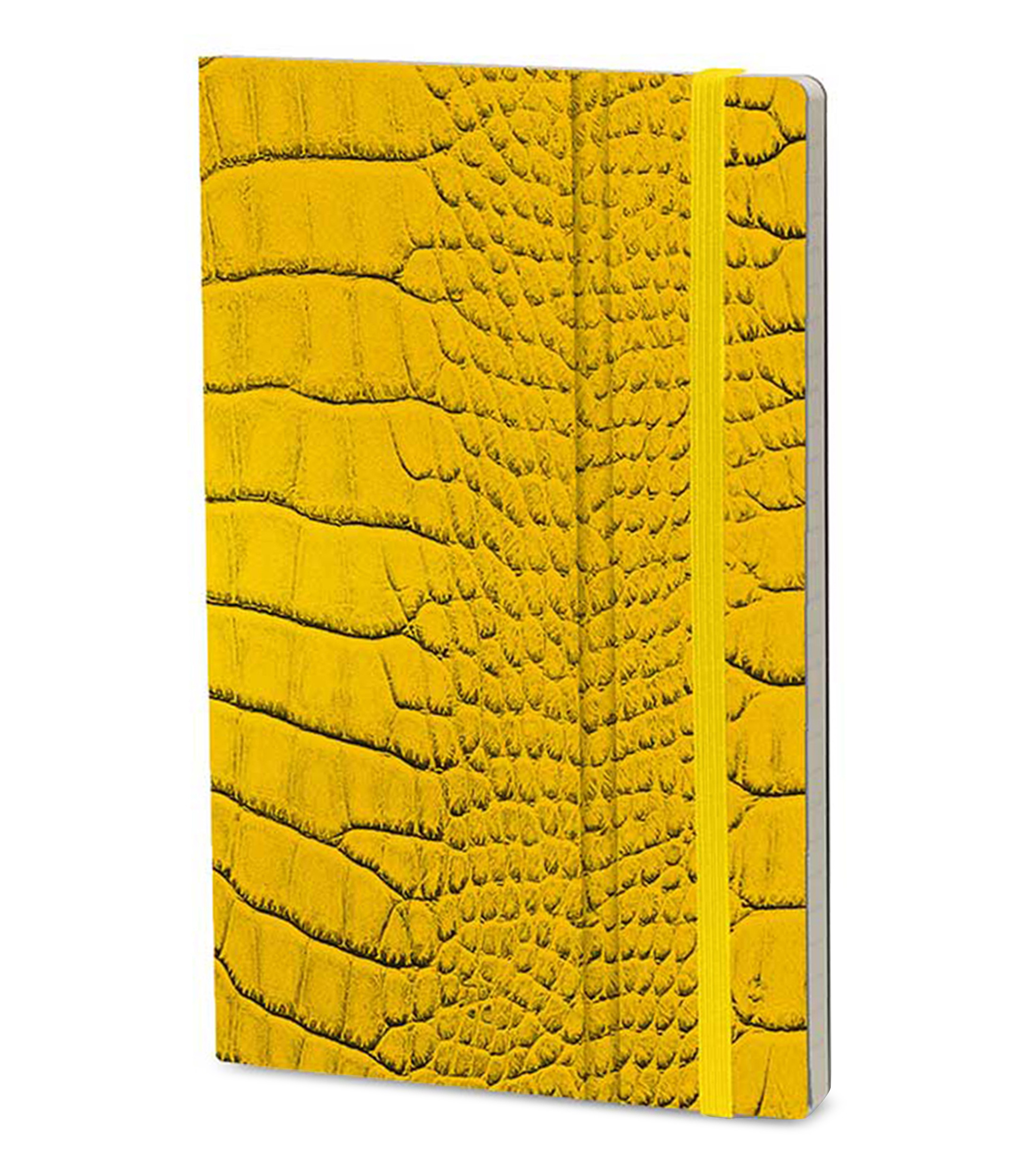 Libreta Estampada con Silueta de Escamas de Cocodrilo, 192 Hojas