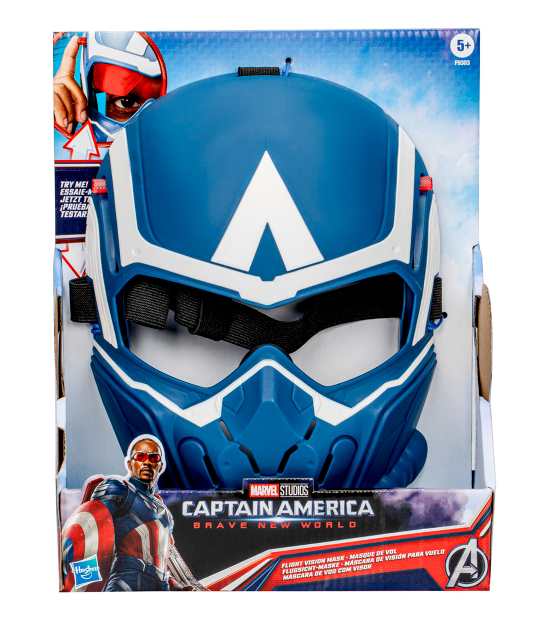 Mascara de vuelo Capitan America