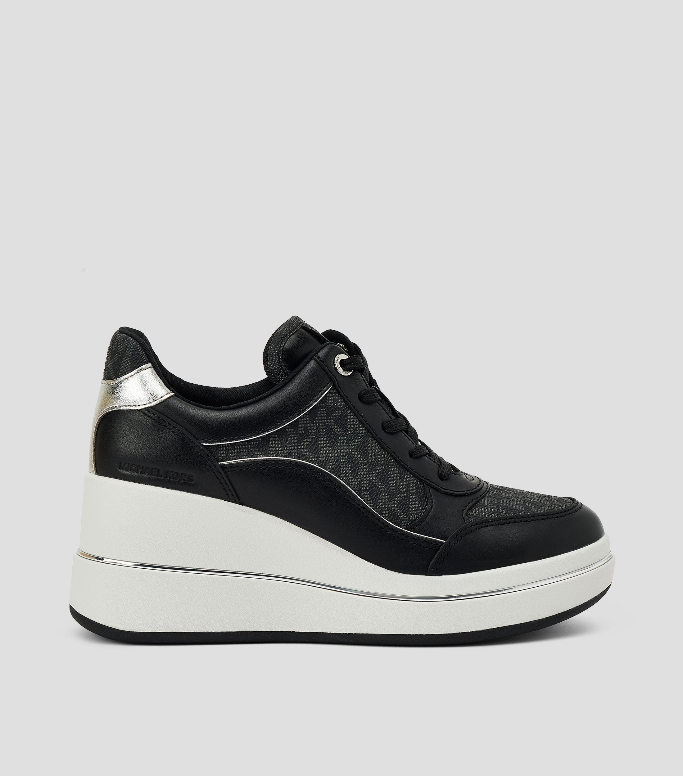 Tenis casuales con plataforma Emmy Wedge en piel vacuna Mujer
