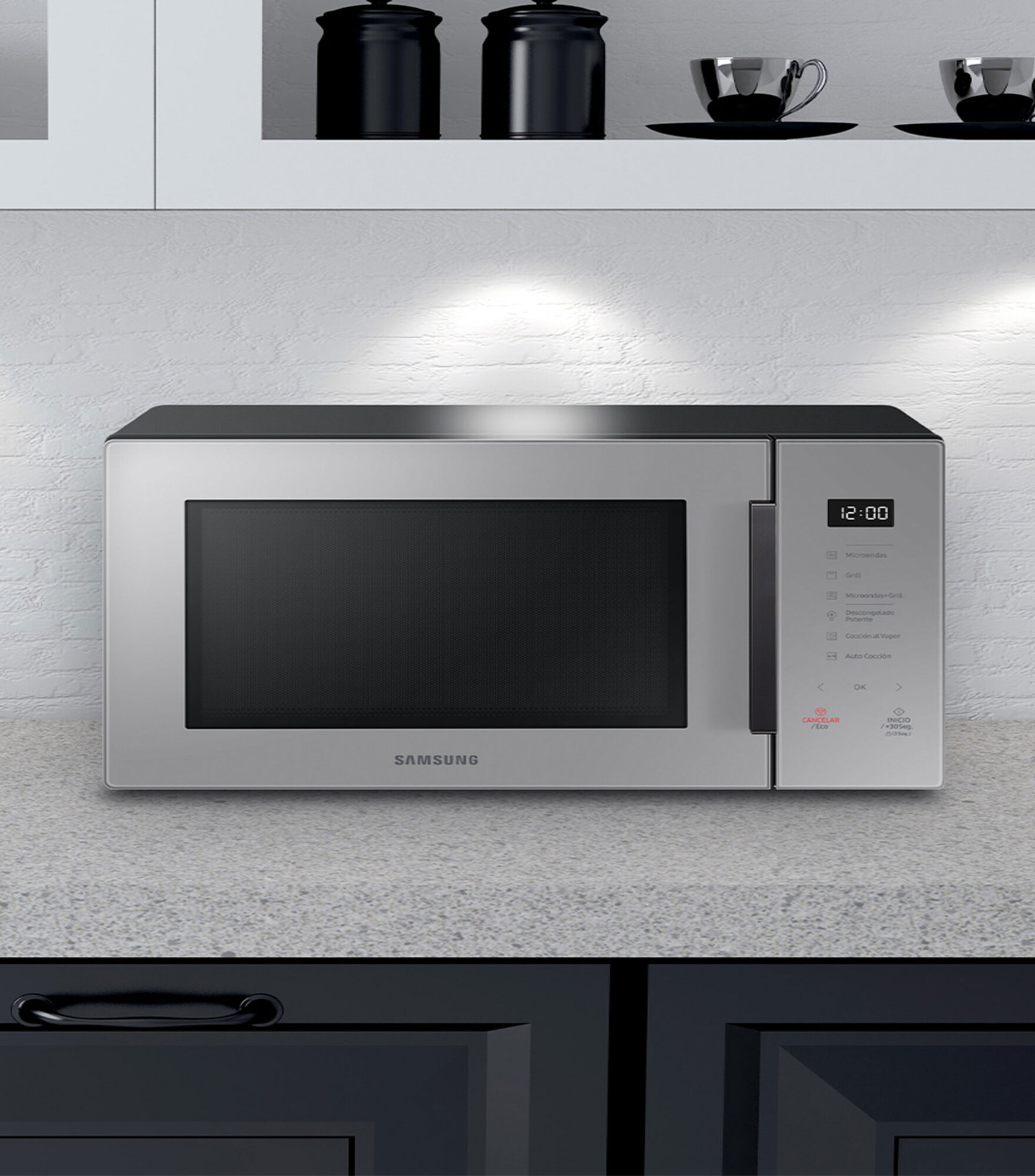 Horno de Microondas Bespoke 1p3 Gris