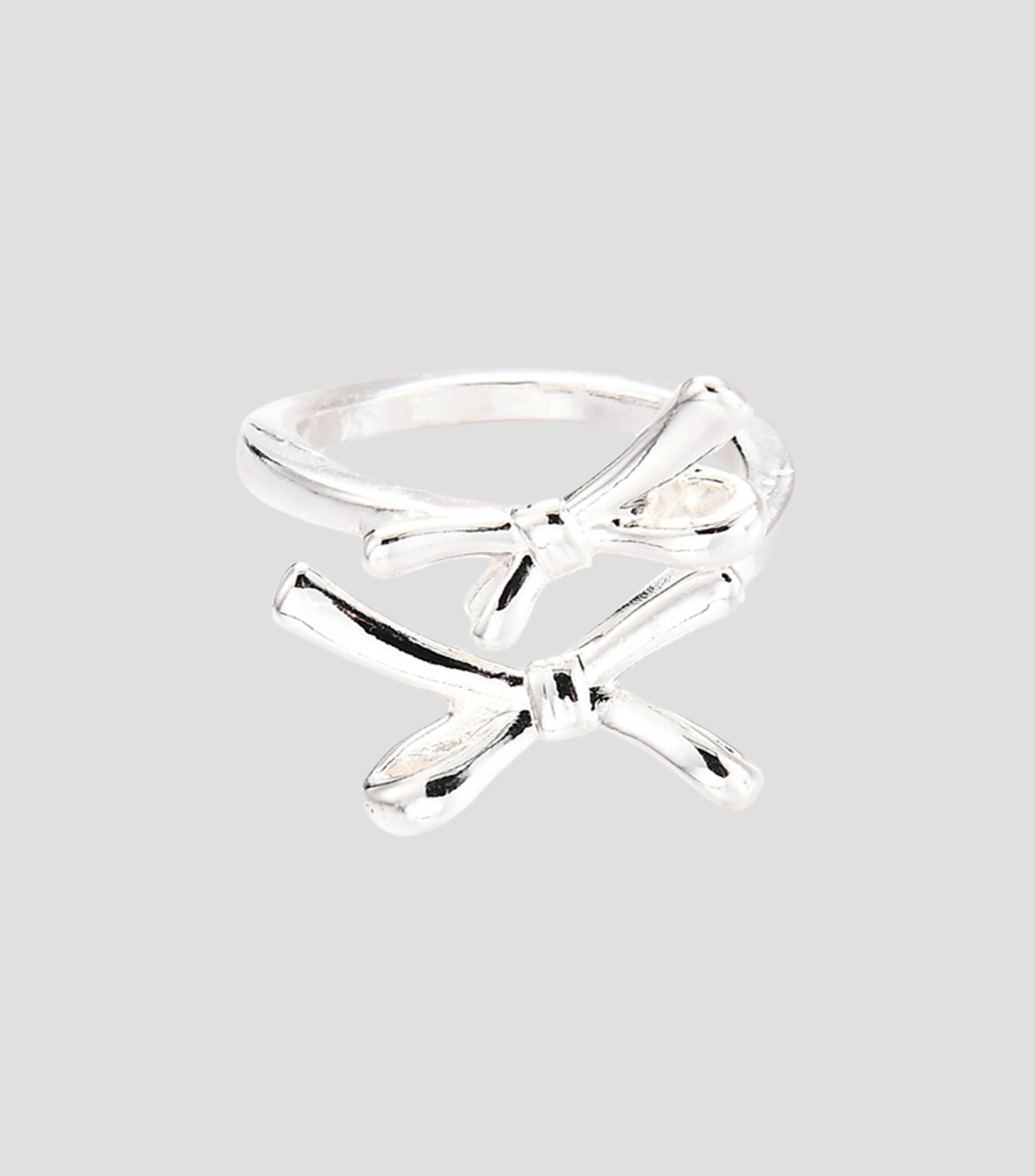 Anillo con diseño de doble moño Mujer