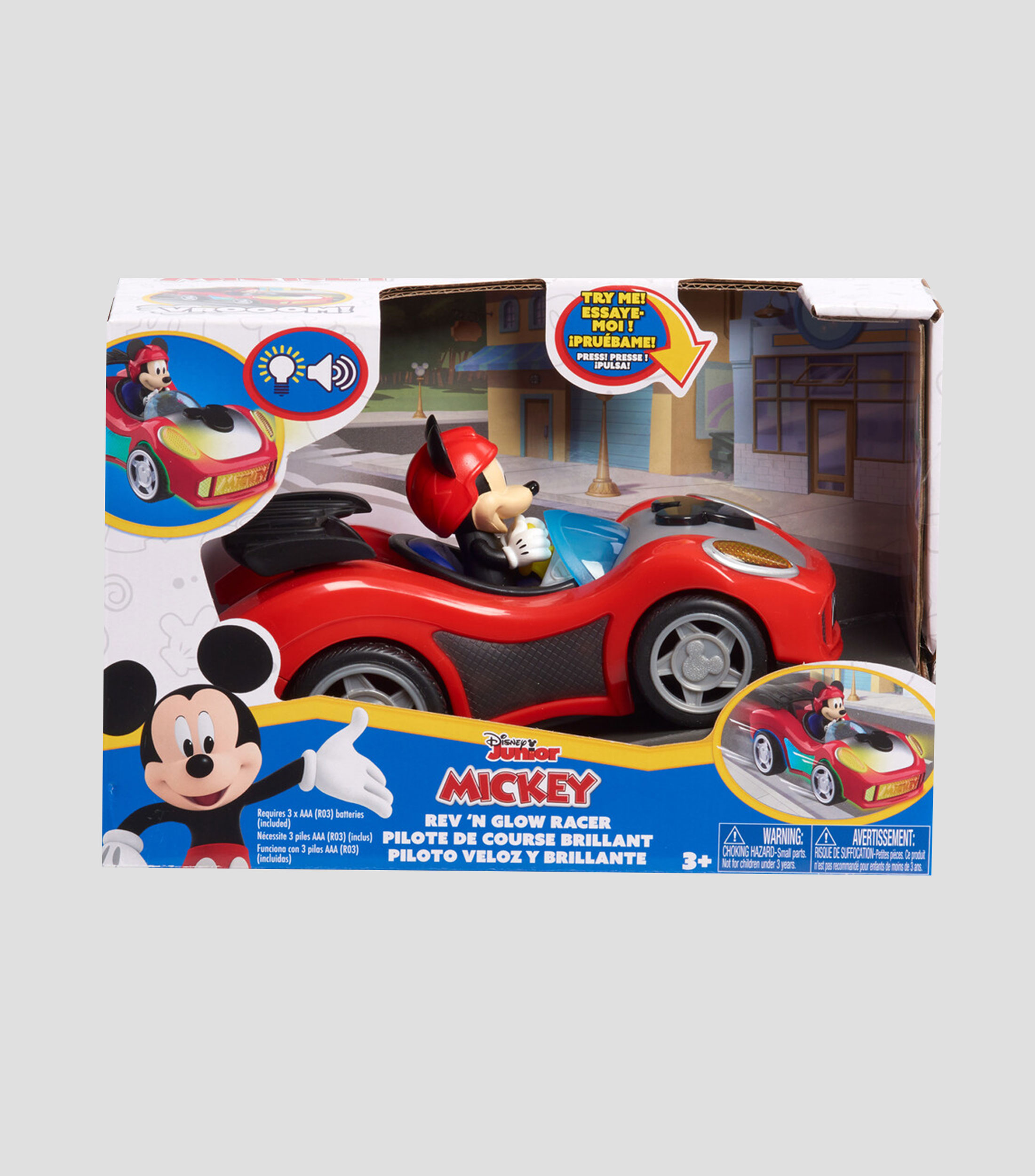 Figura de acción, Mickey Mouse Rev'n Glow Race Vehicle