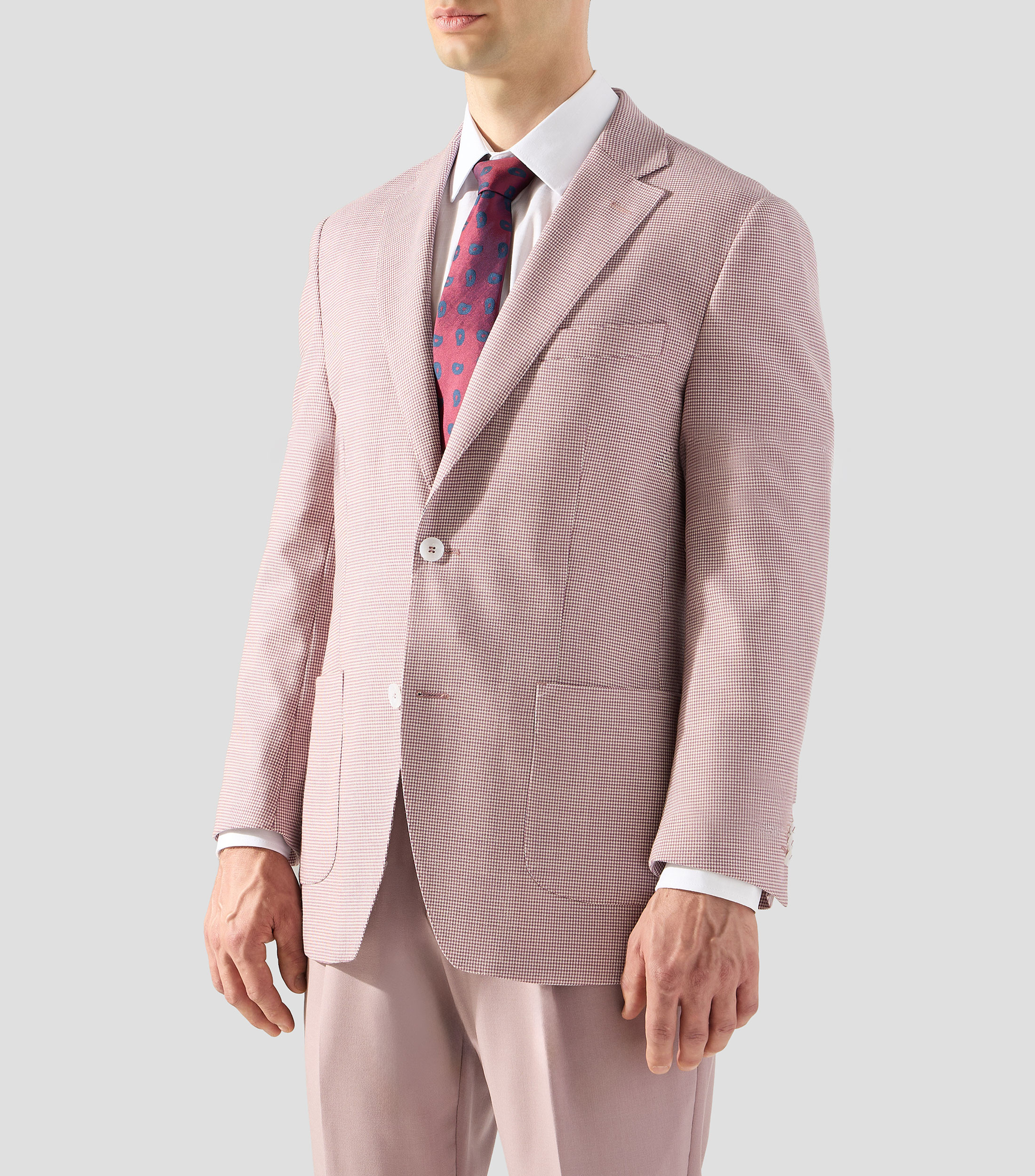 Saco con microdiseño Hombre