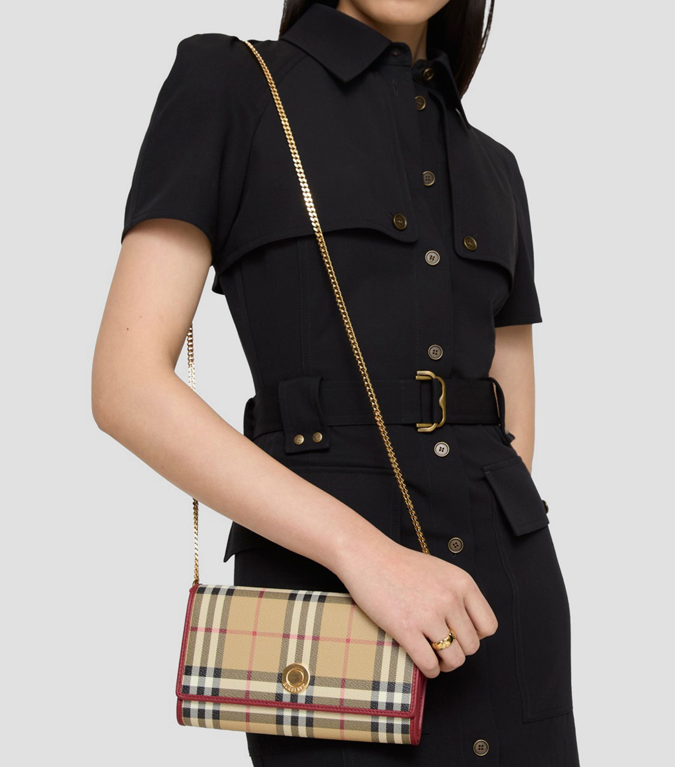 Bolsa Check Chain Strap
