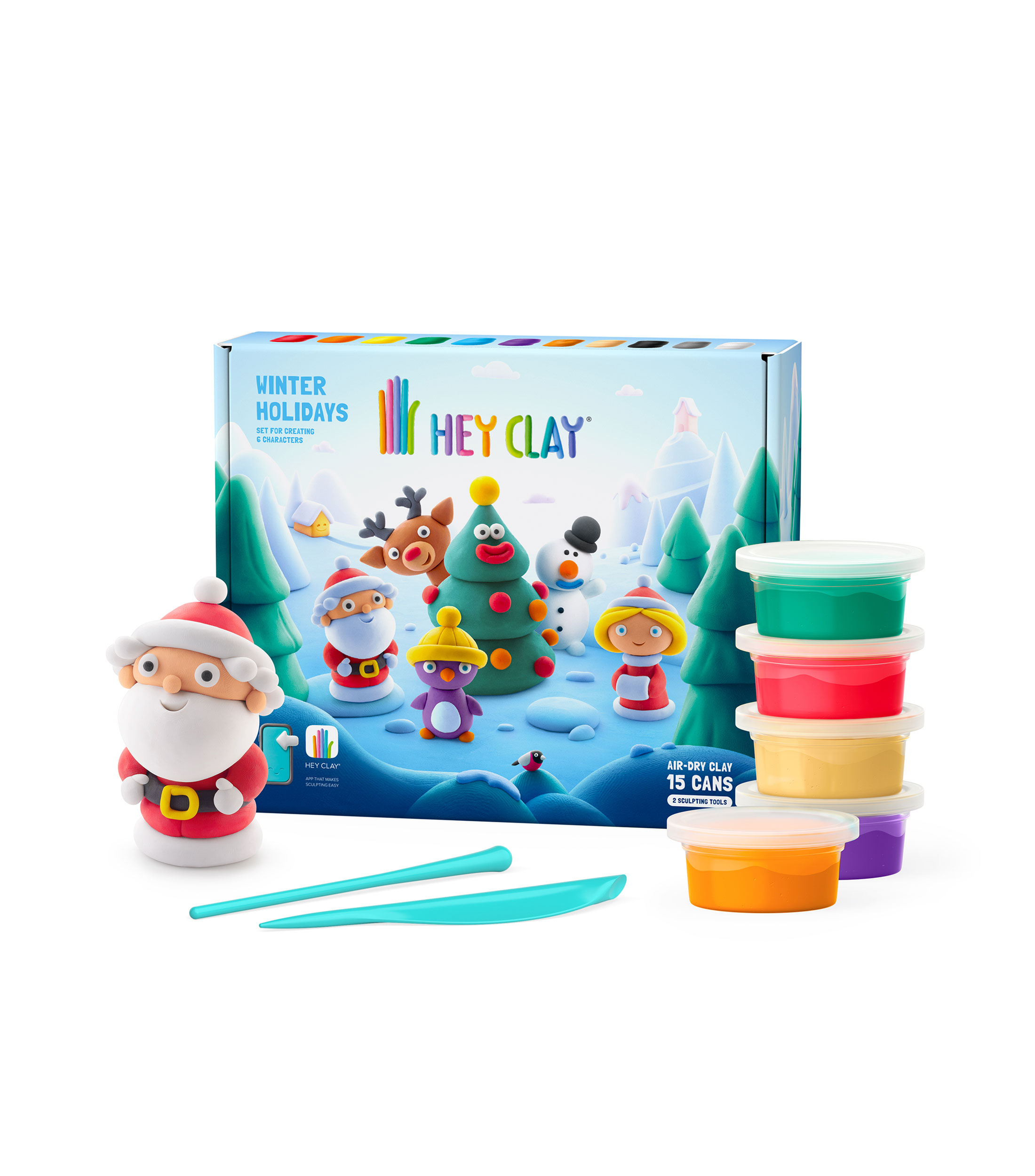 Playset de arcilla Winter Holidays