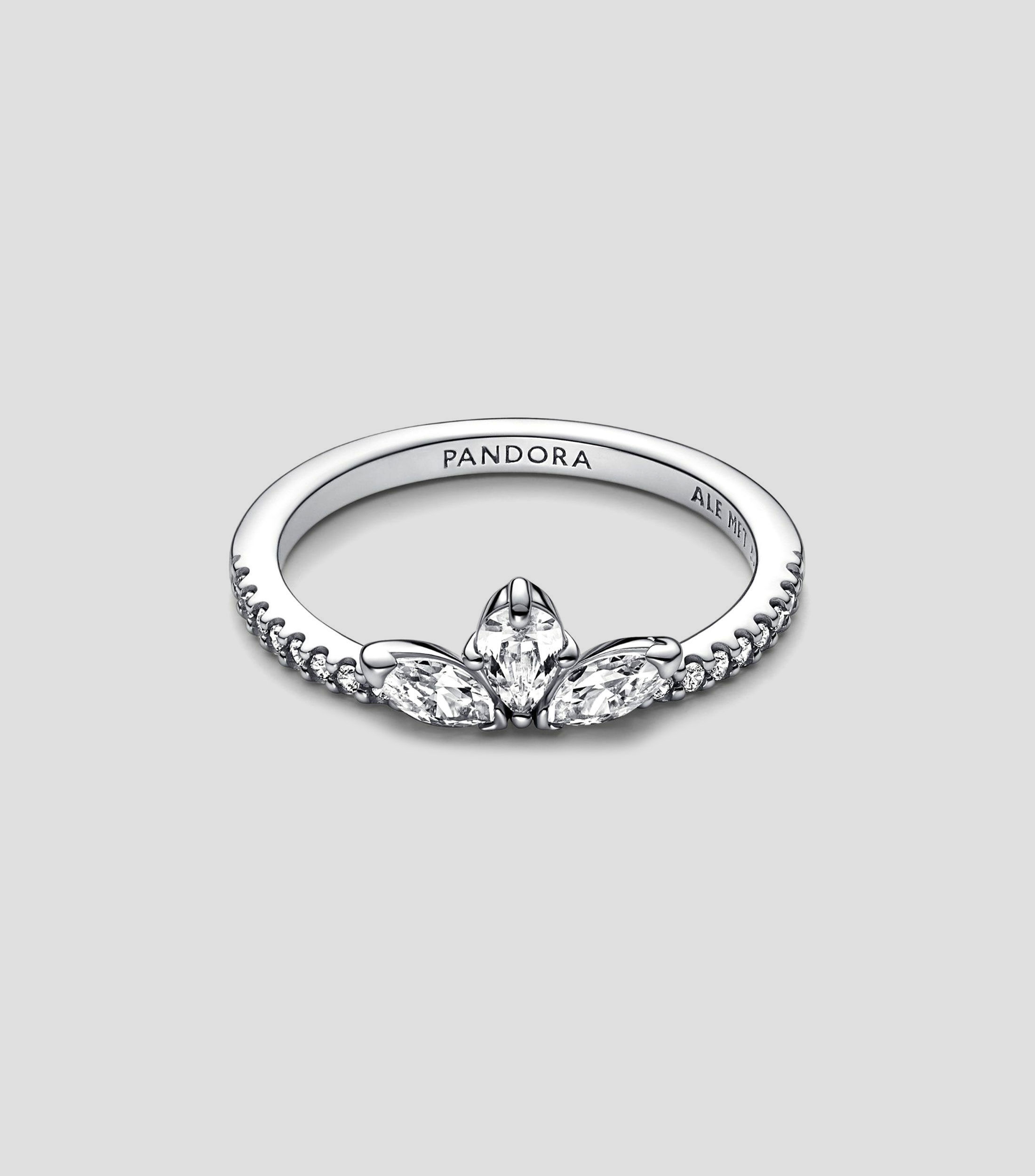 Anillo en plata .925 Sparkling con circonitas Mujer