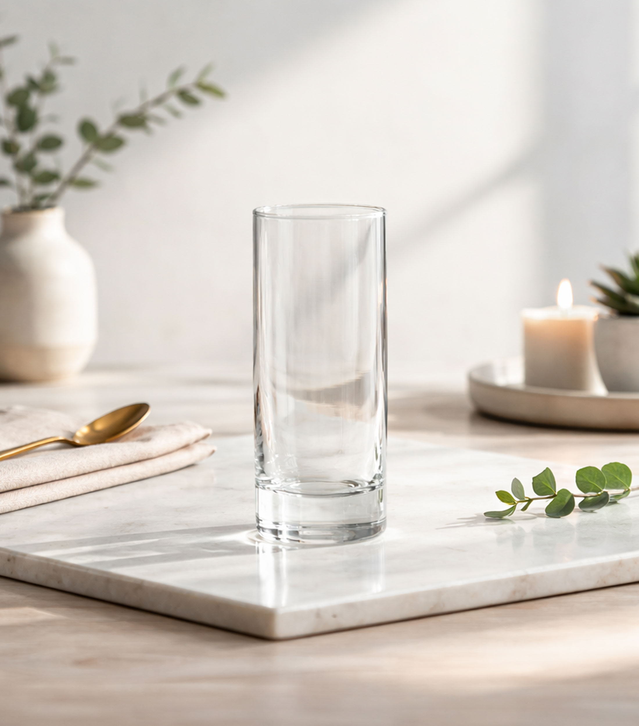 Vaso high ball Gina en vidrio