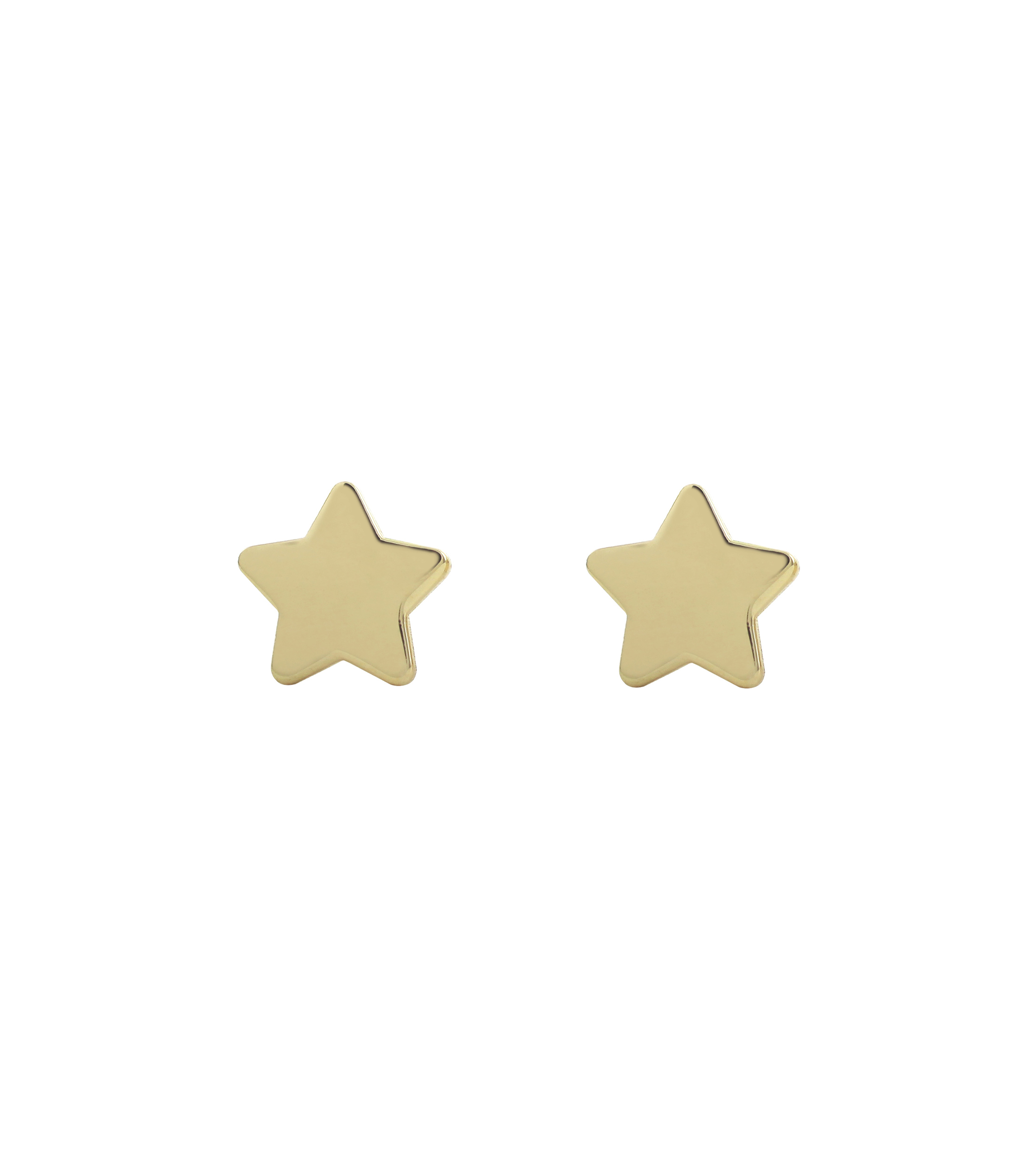 Broqueles en Oro 14 Kts Shapes - Estrellitas Niña