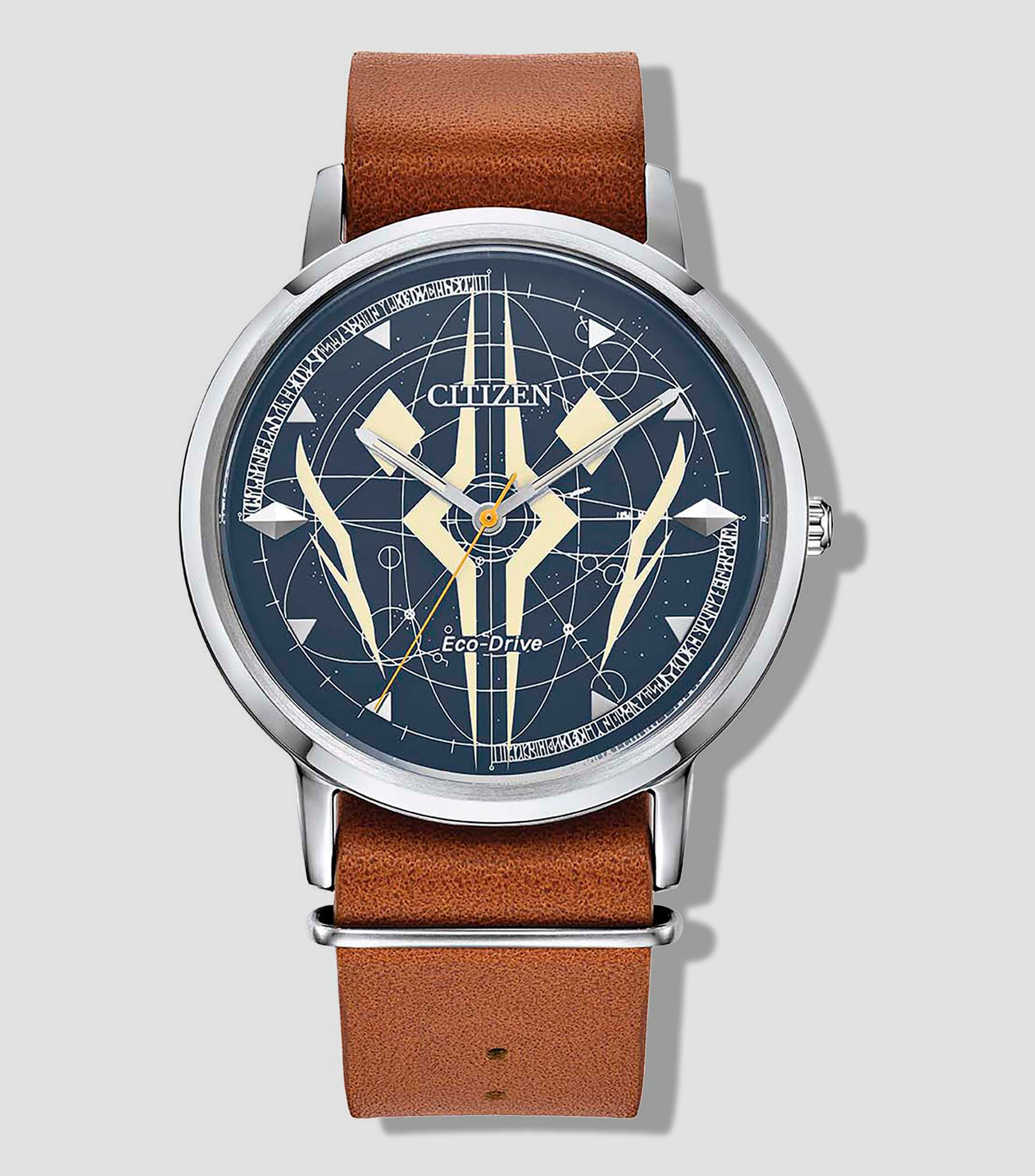 Reloj para Hombre Star Wars - Ahsoka Tano casual plateado, cafe